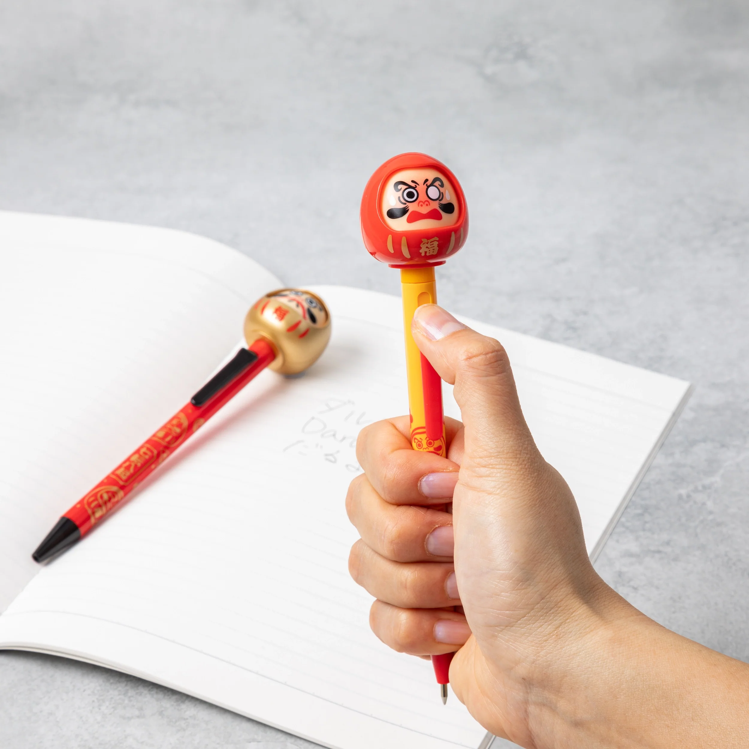 Action Pen Ballpoint Pen - Daruma Red - Image 4
