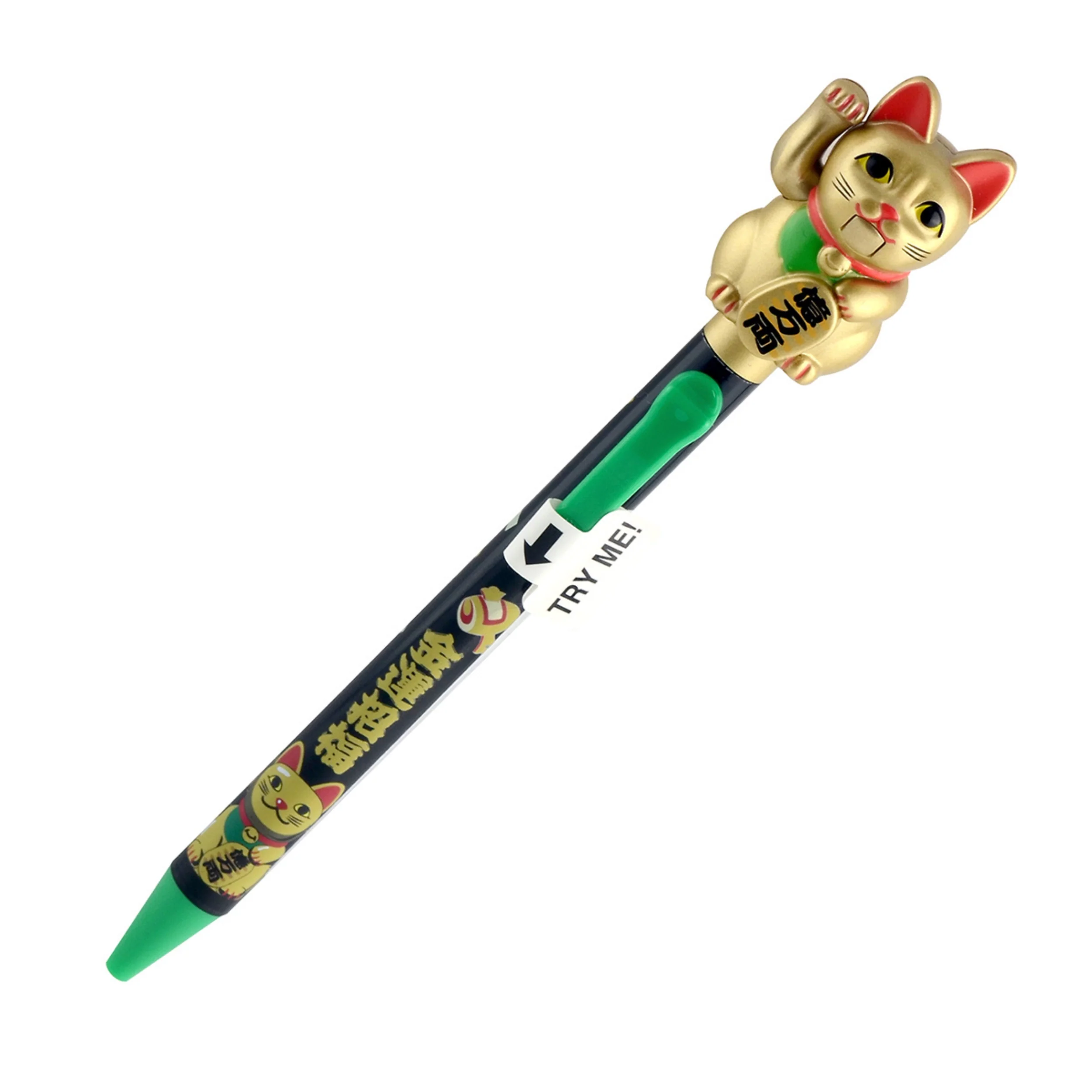 Action Pen Ballpoint Pen - Maneki Neko Gold