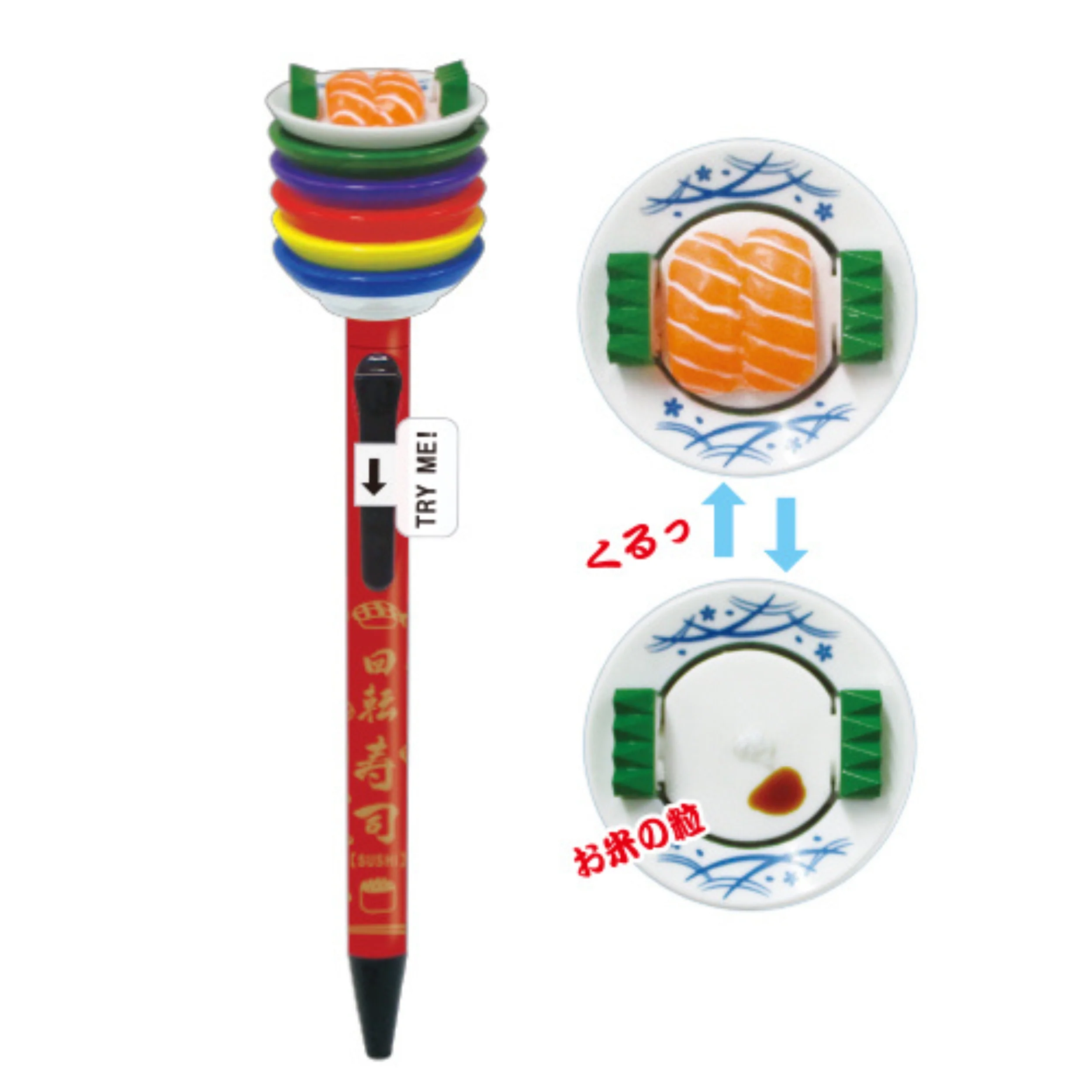 Action Pen Ballpoint Pen - Sushi Salmon - Image 4