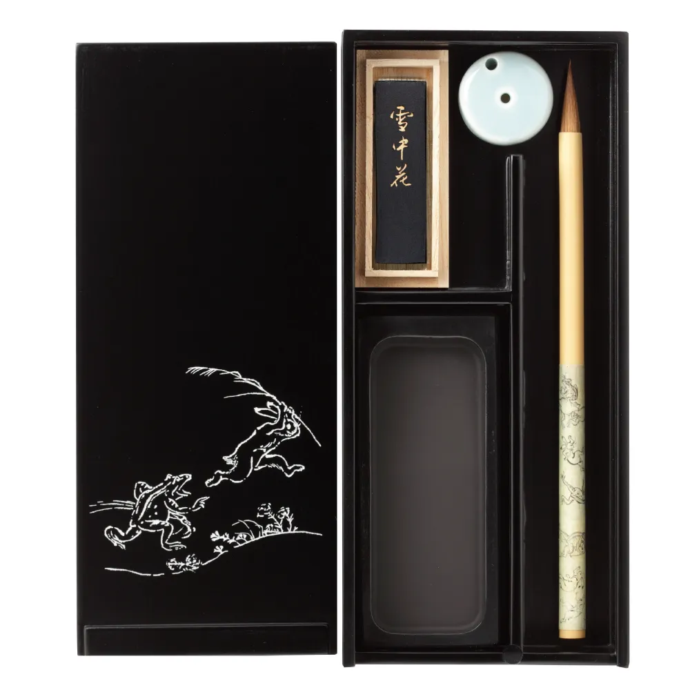 Echizen-Nuri Calligraphy Set - Animals Caricatures