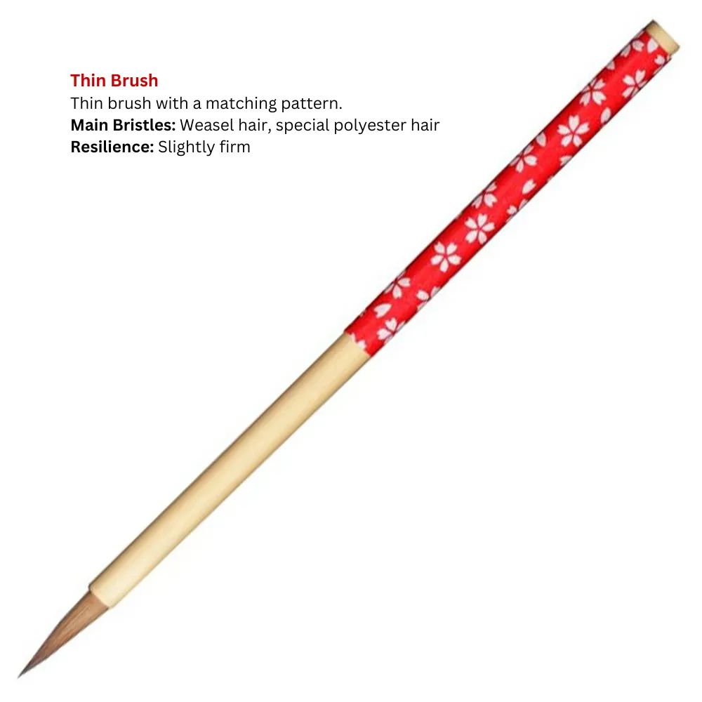 Echizen-Nuri Calligraphy Set - Flower - Image 5