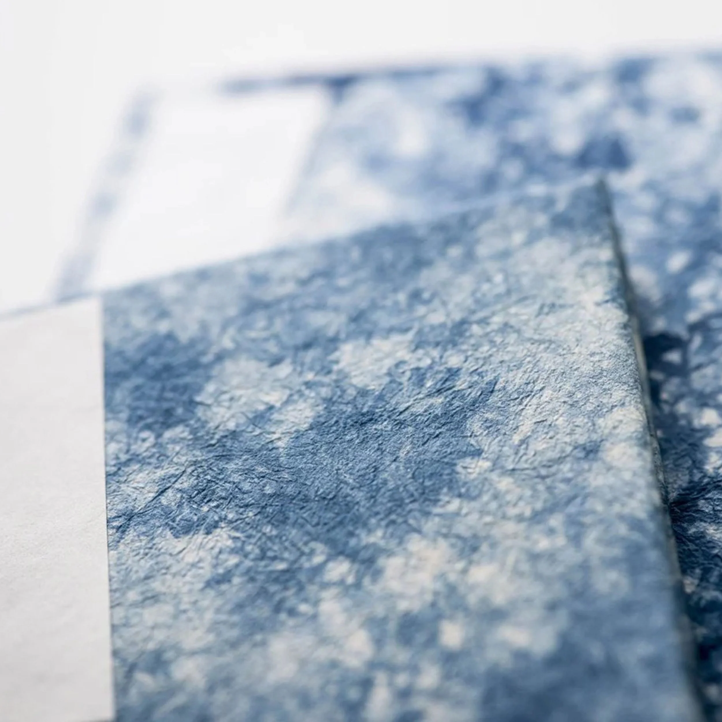 Orihon Indigo Dyed Accordion Goshuin Book - Indigo Fade Wash - Image 6
