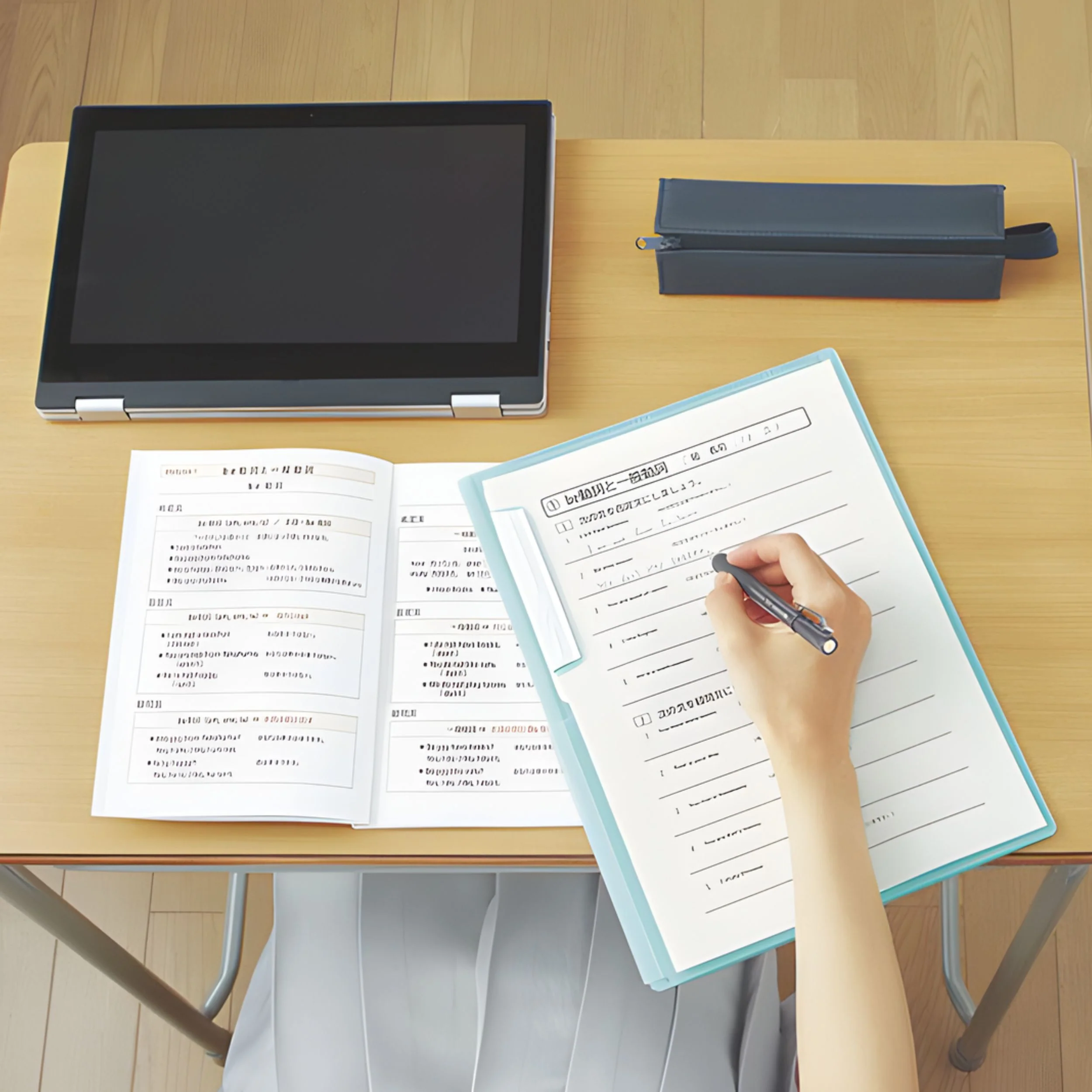 Campus Clipboard Files A4 - 3 Color Set - Image 2
