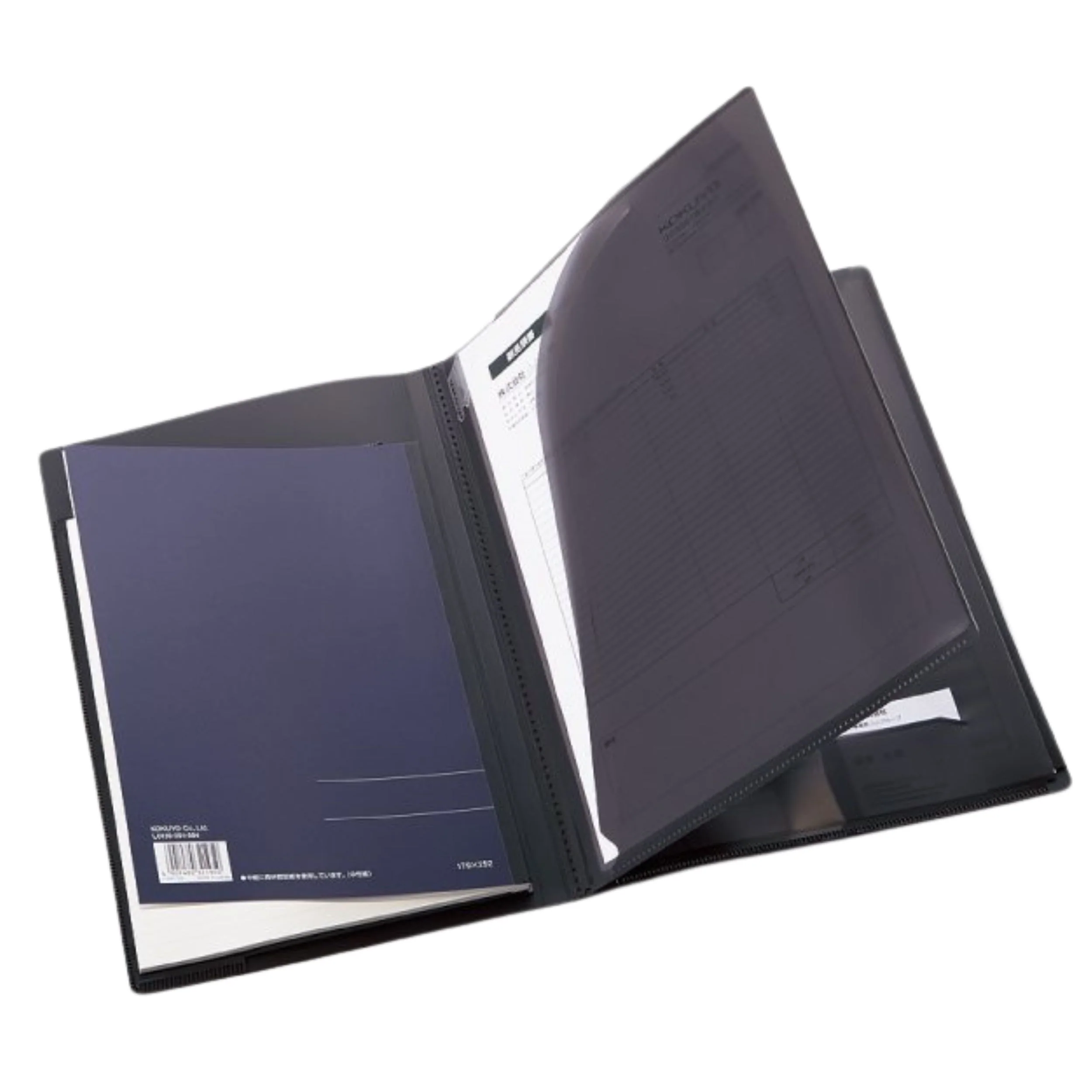 Campus Document Storage Notebook A4 - Black - Image 3