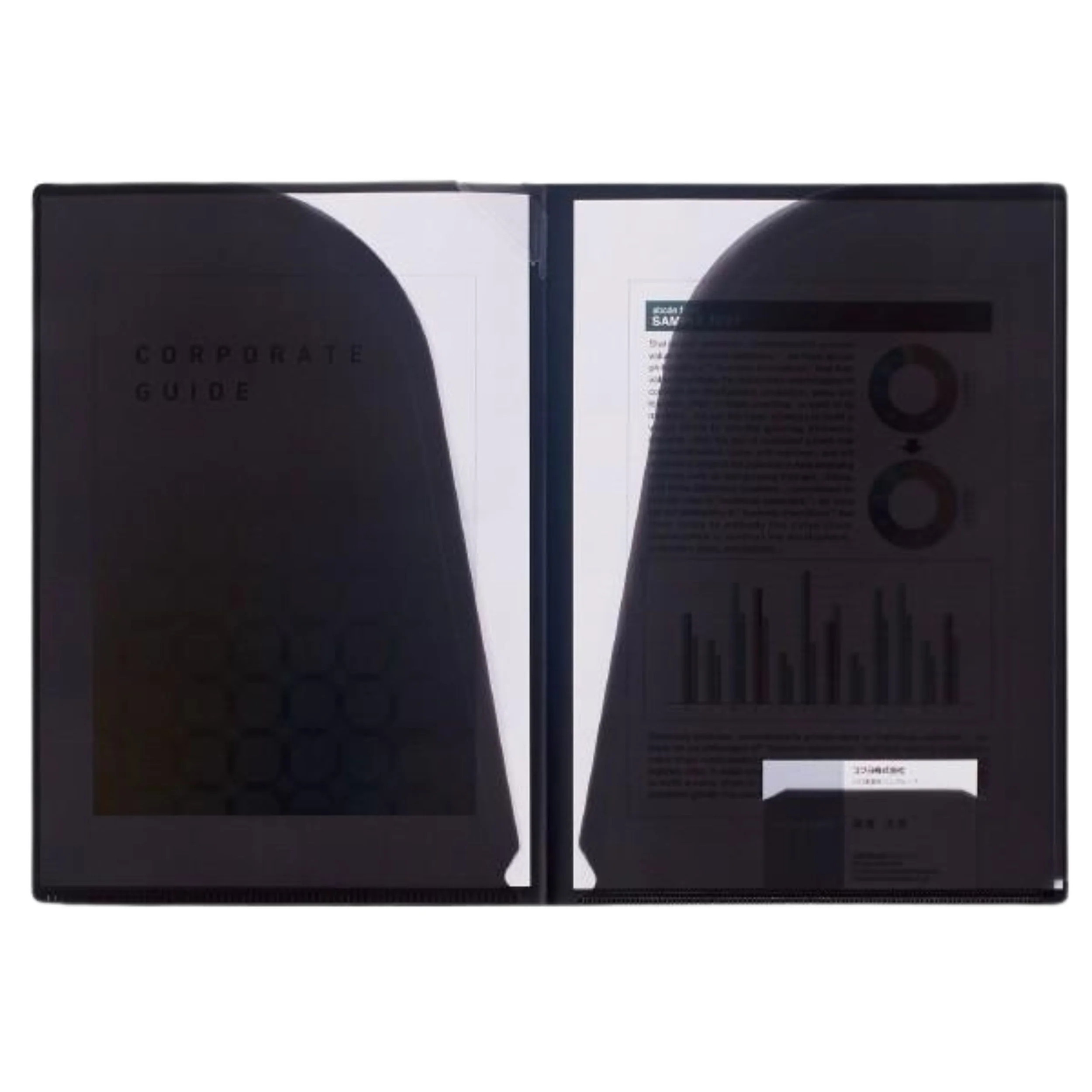 Campus Document Storage Notebook A4 - Black - Image 5