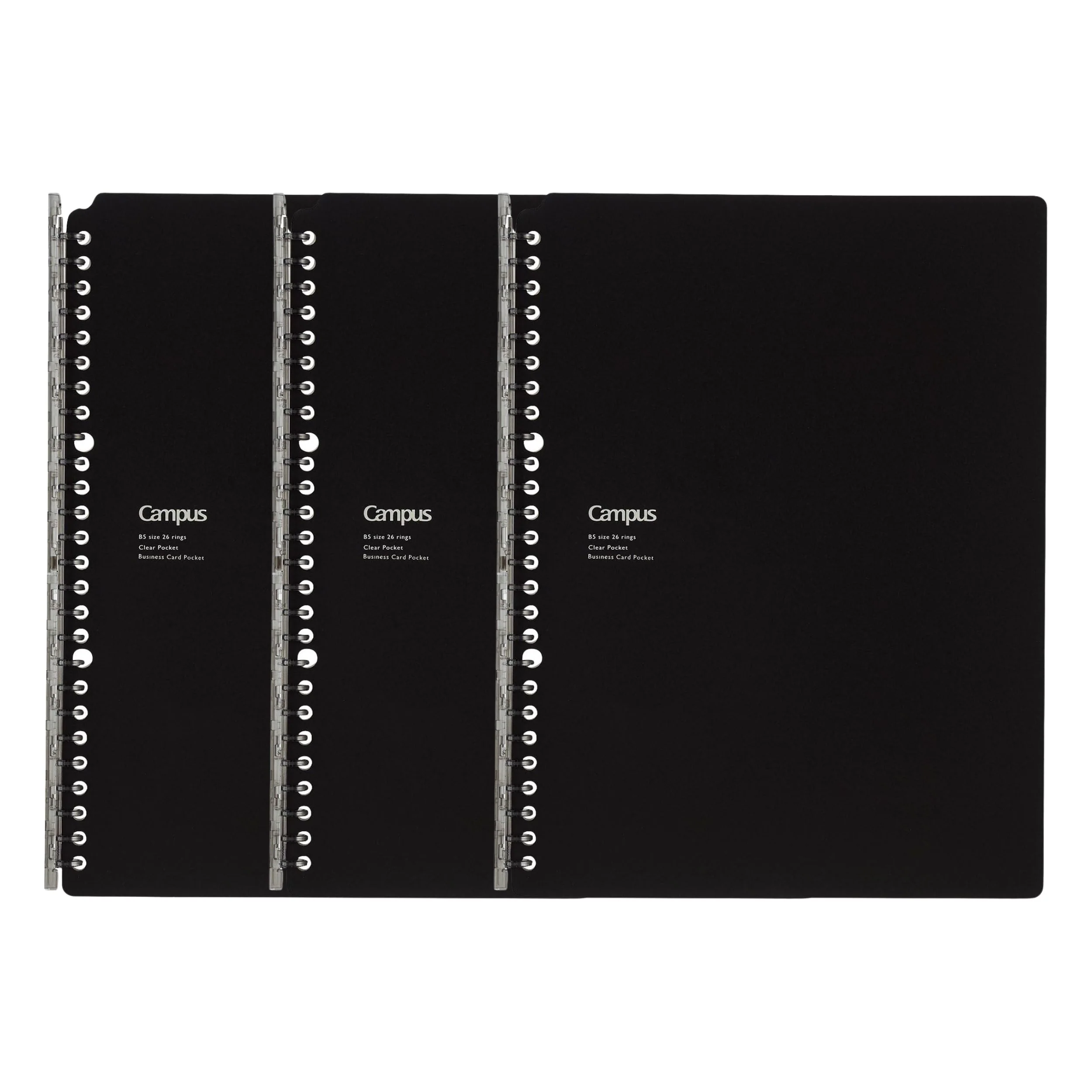 Campus Smart Ring Biz B5 Black - 3 Pack