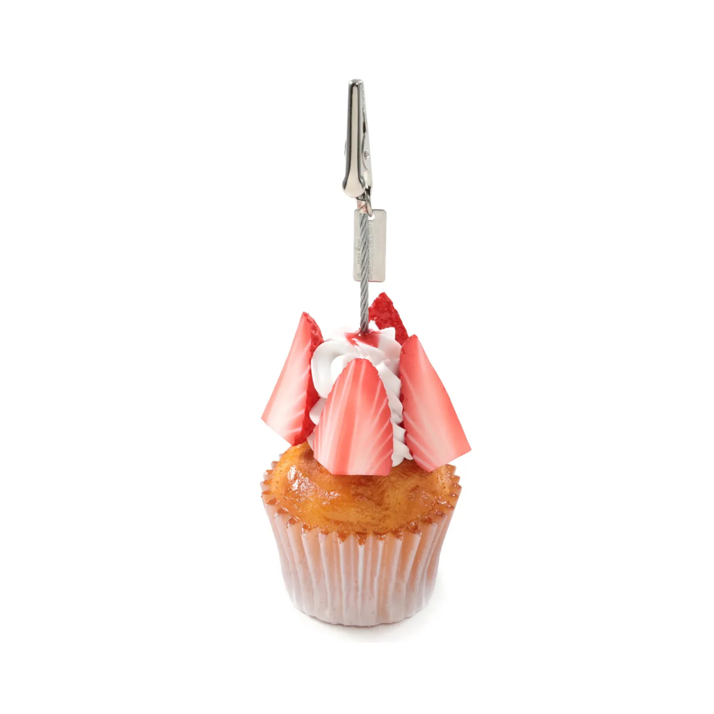 Food Sample Cupcake Clip Strawberry