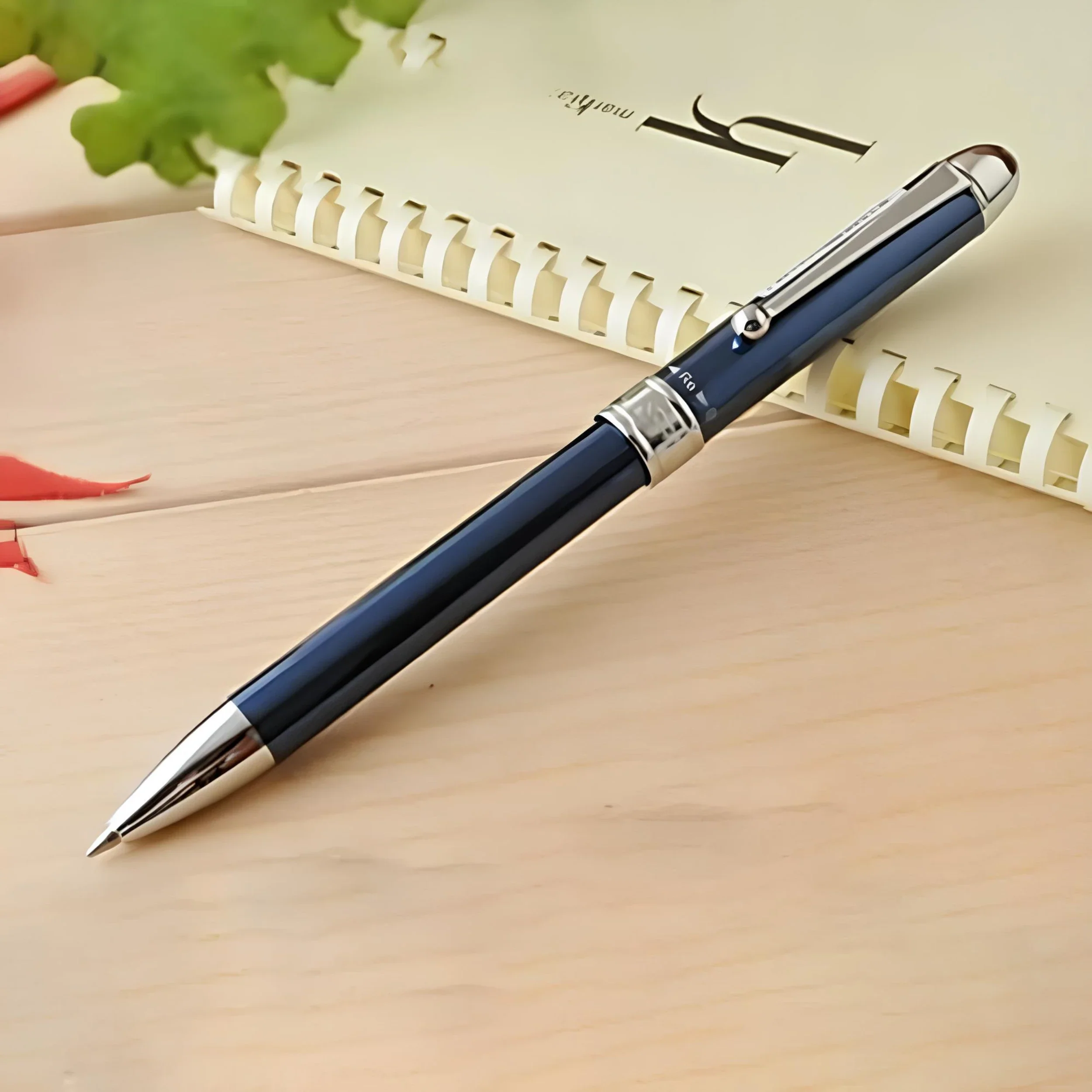 Double Action 3-in-1 Multi Function Pen - Blue - Image 2
