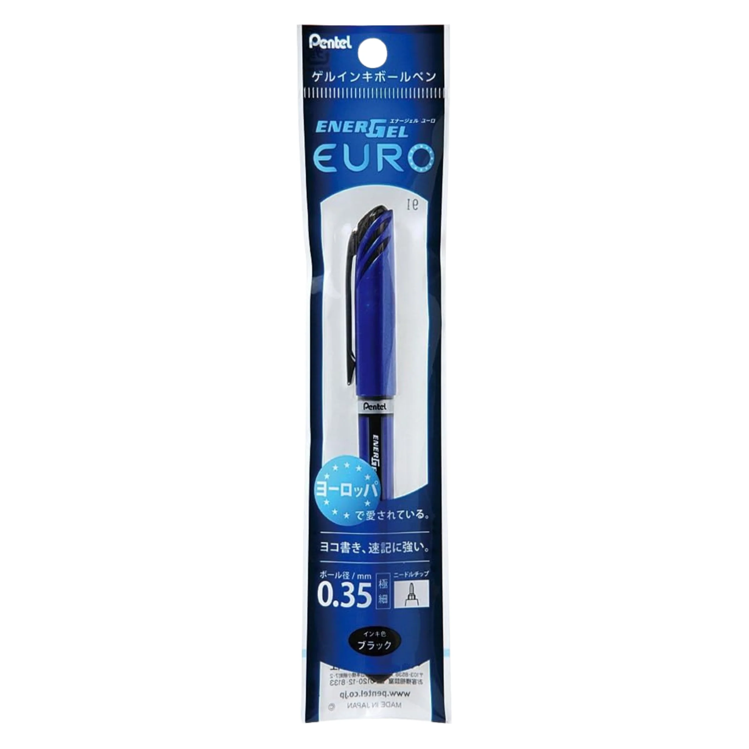 EnerGel Euro - 0.35 - Black - Image 2