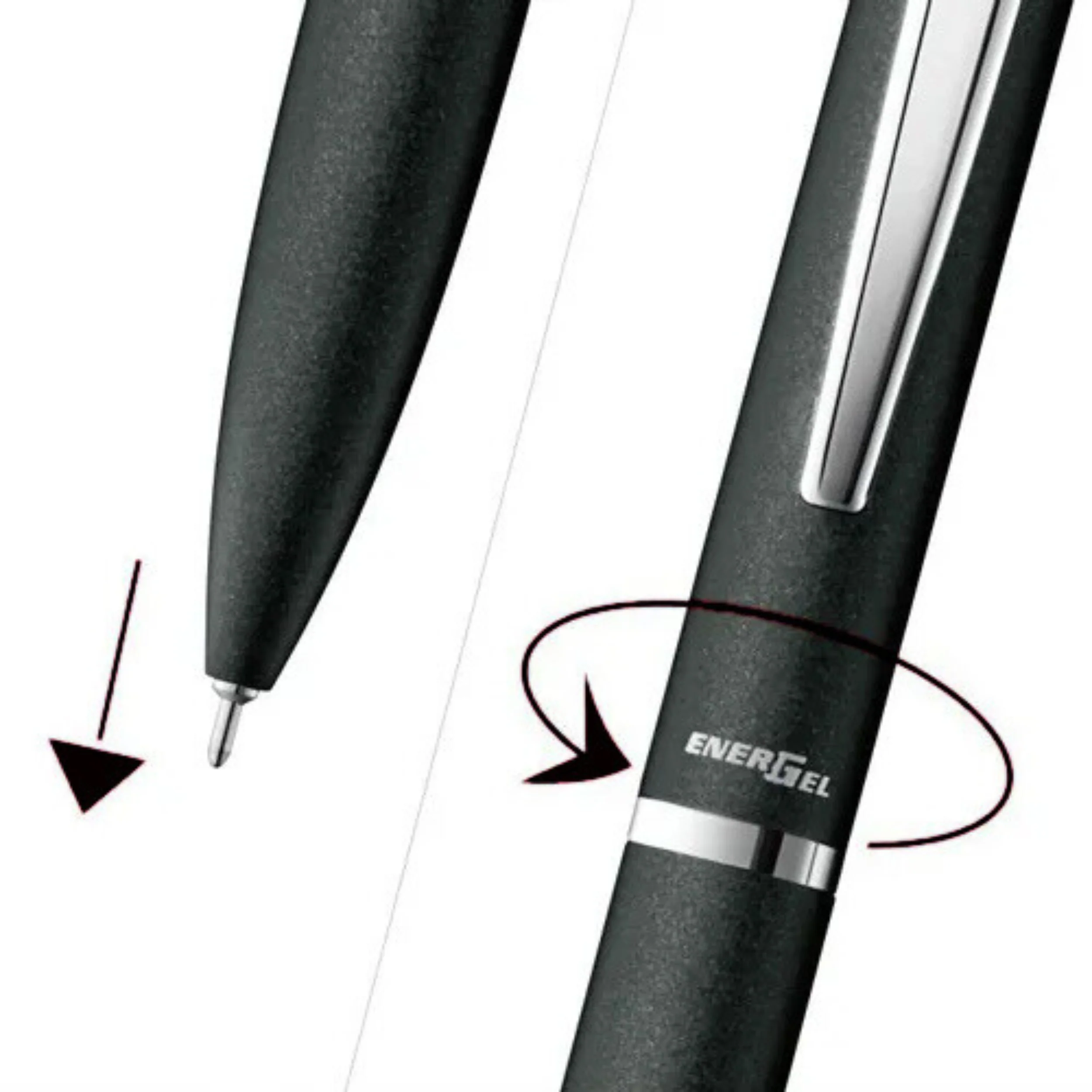 EnerGel Philography Gel Pen 0.5mm - Silver - Image 5