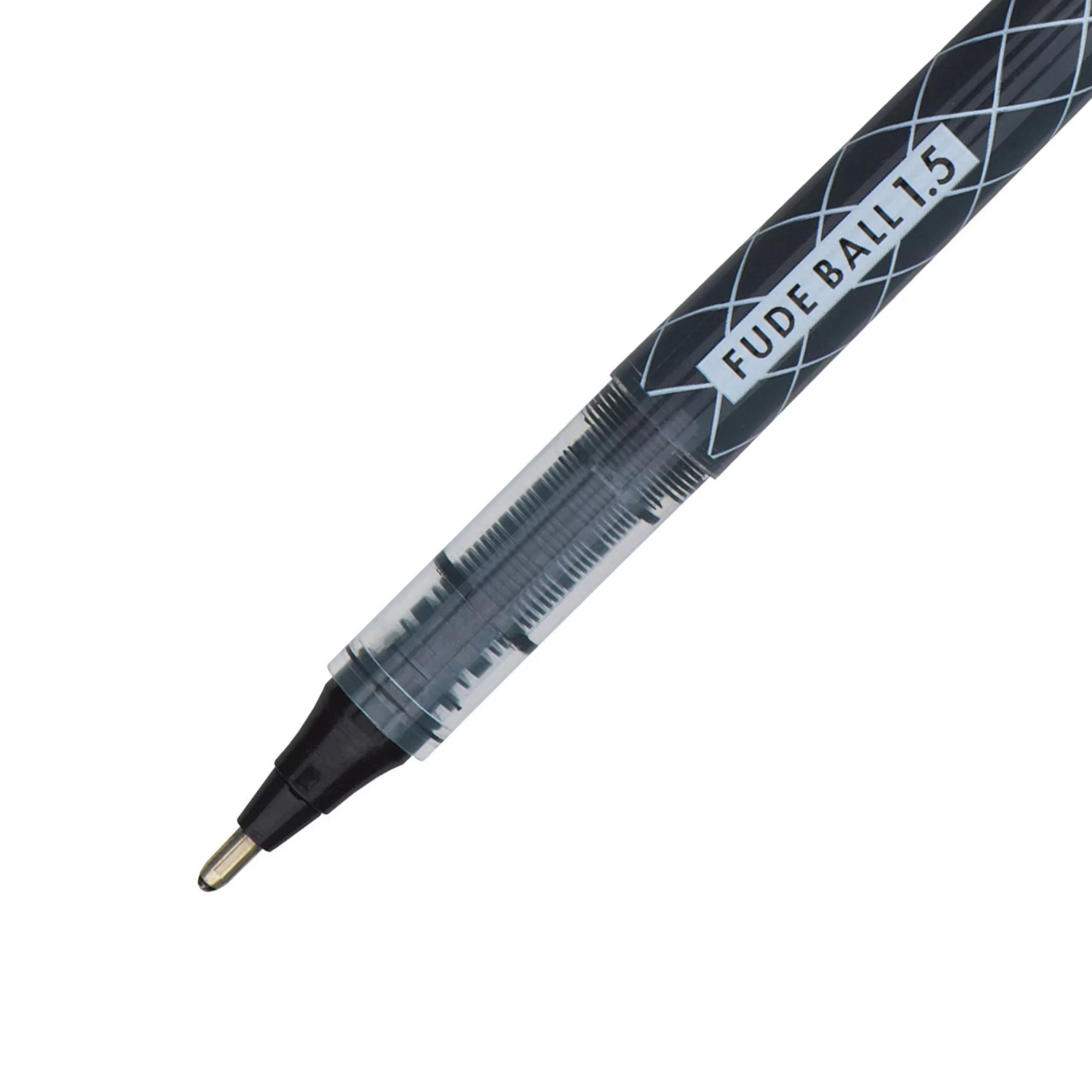 Fude Ballpoint Pen 1.5mm - Black - 5 Pen Set - Image 4