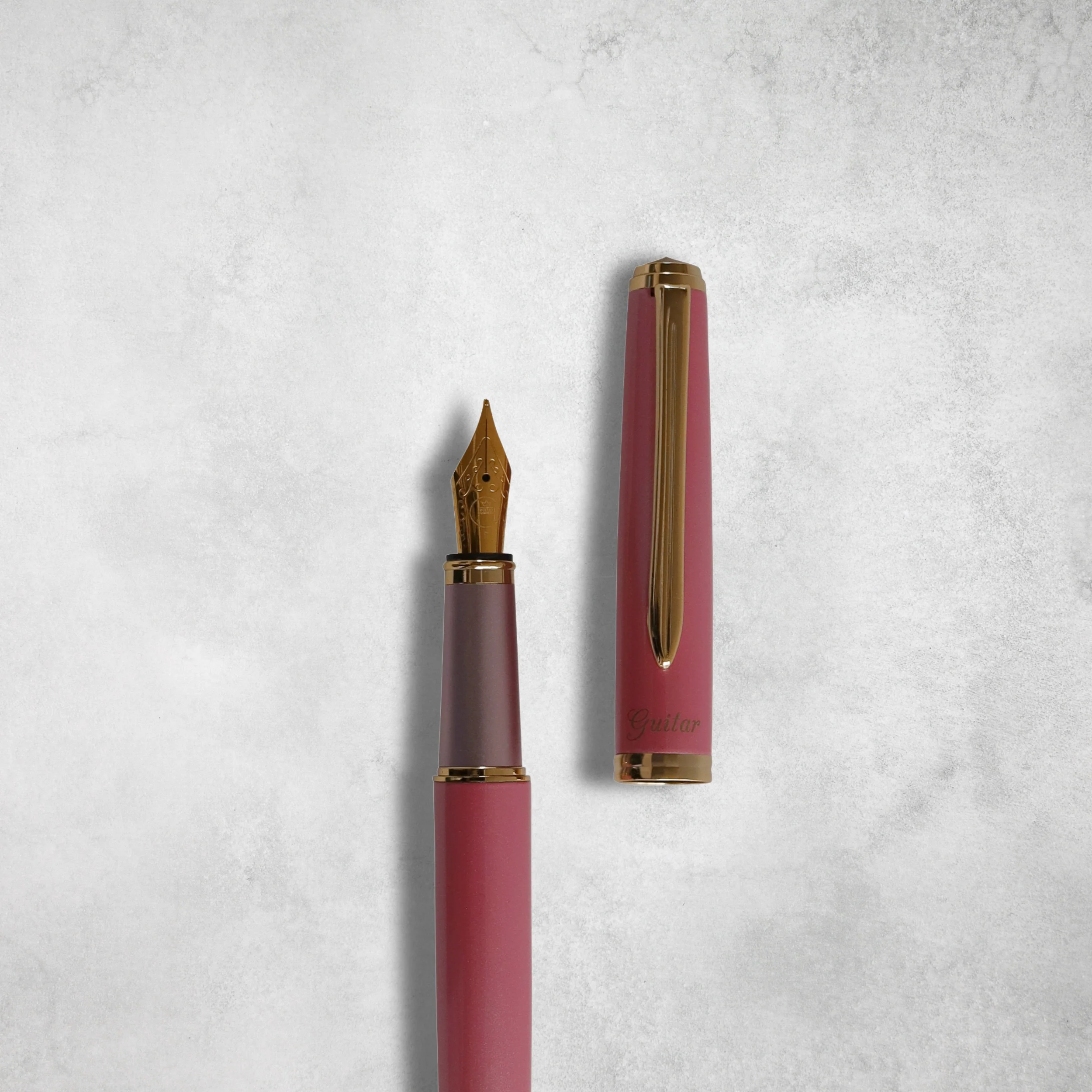 Guitar Fountain Pen Brilliant - Rose Pink - Image 3