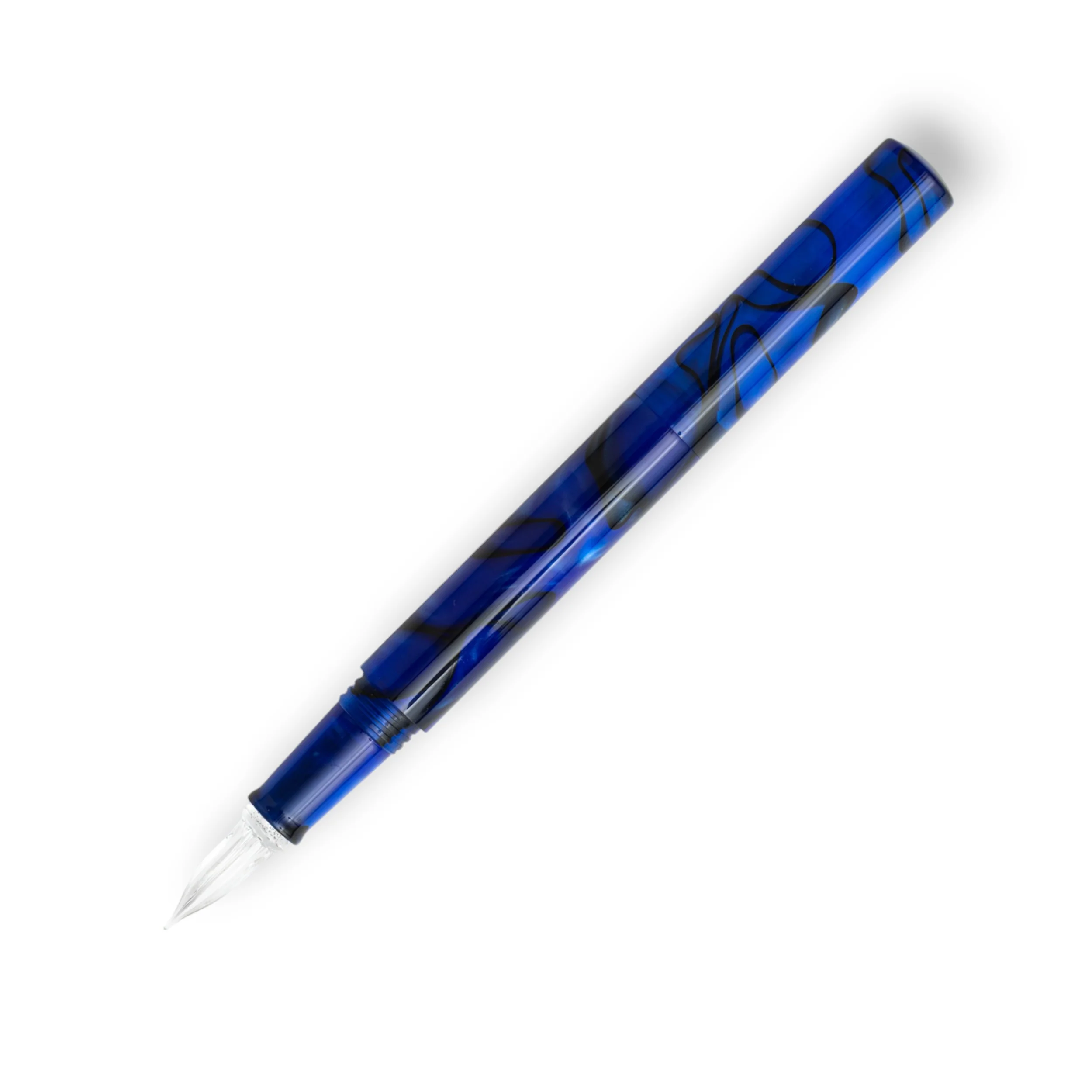 Guitar Glass Pen Aurora - Cosmo Blue