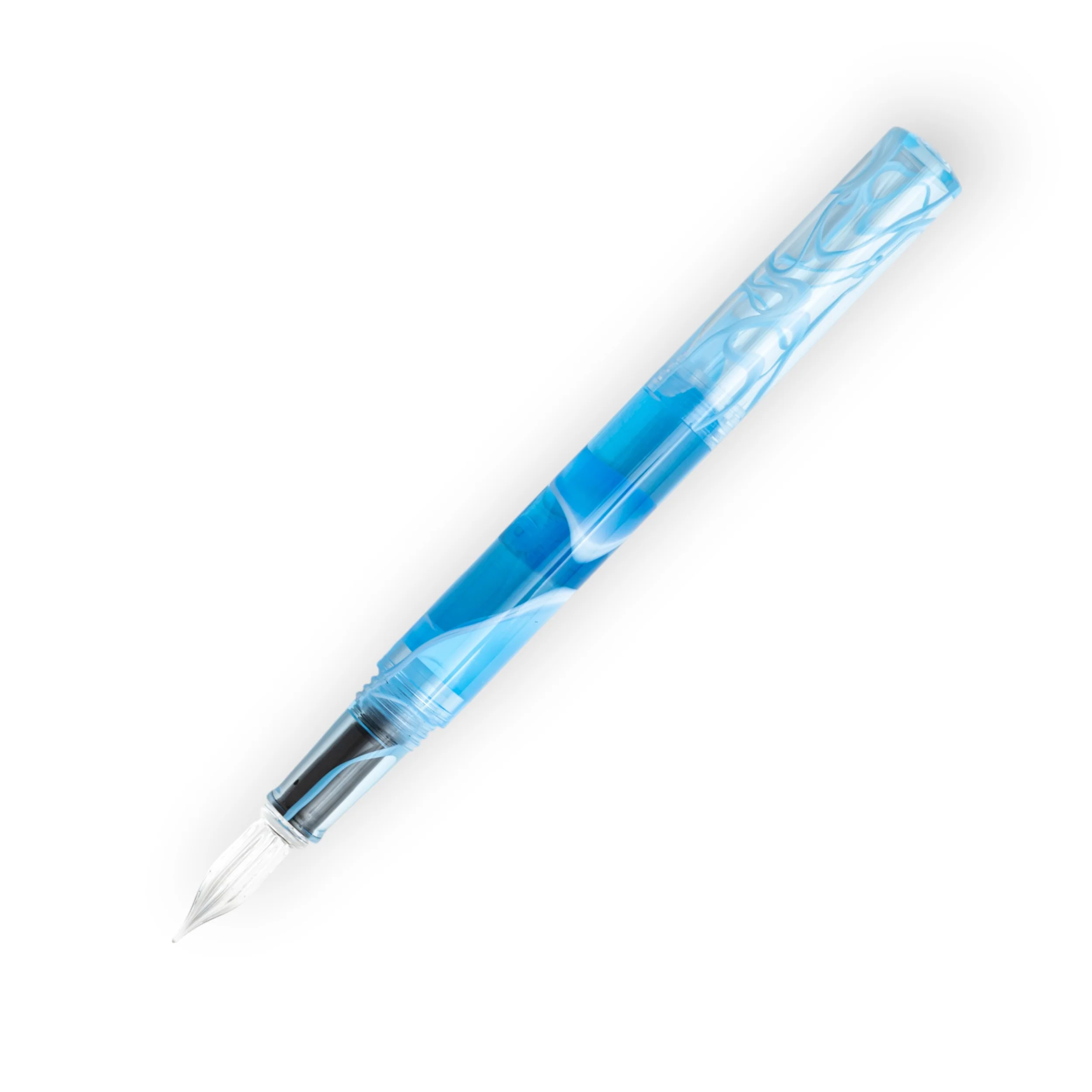 Guitar Glass Pen Aurora - Ice Blue