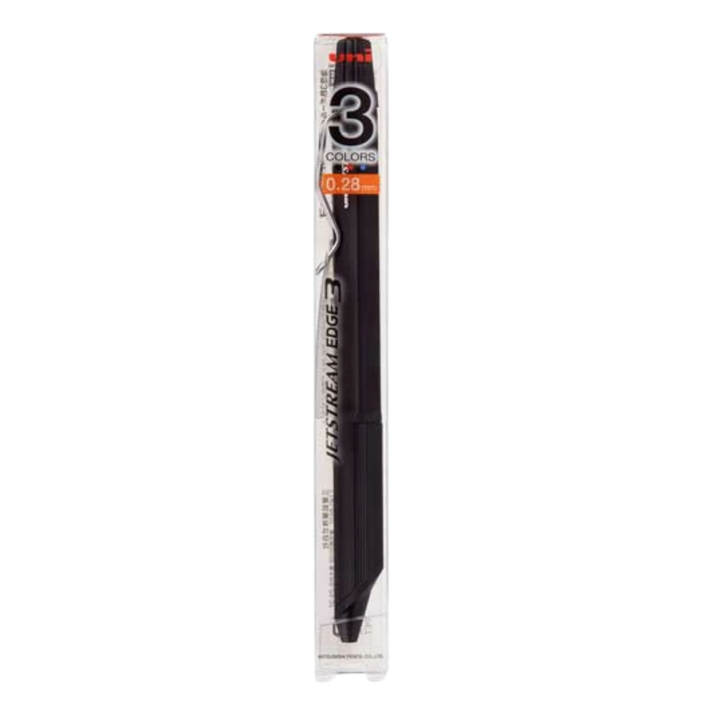 Uni Jetstream Edge Three Ink - Black - 0.28mm - Image 2