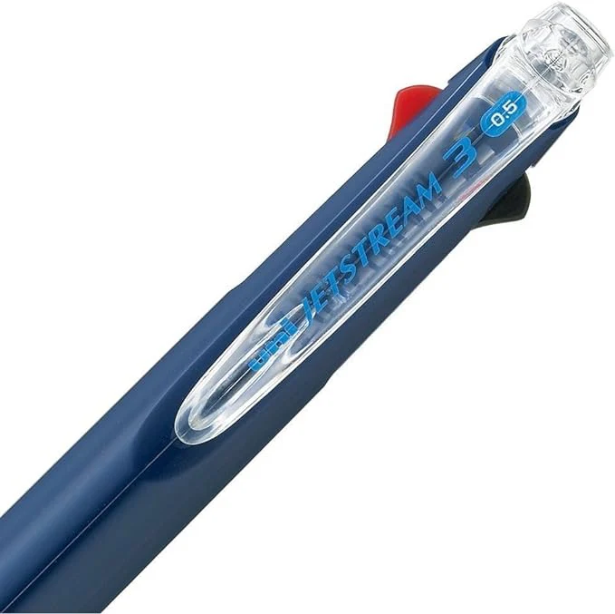 Uni Jetstream 3 Three Ink Multi Color Pen - Navy - 0.5mm - Image 4