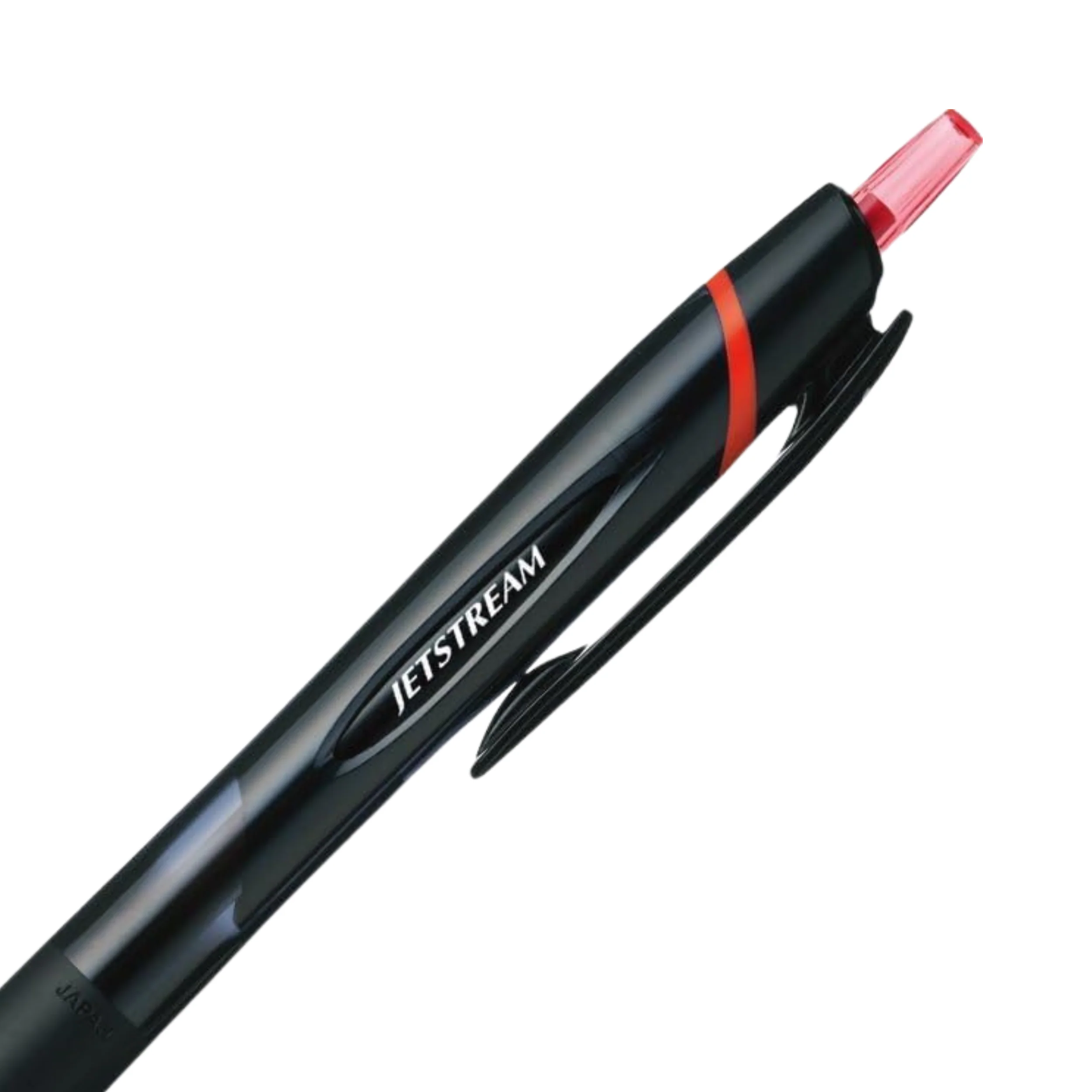Uni Jetstream Red Ink Ballpoint Pen - Black - 0.7mm - Image 4