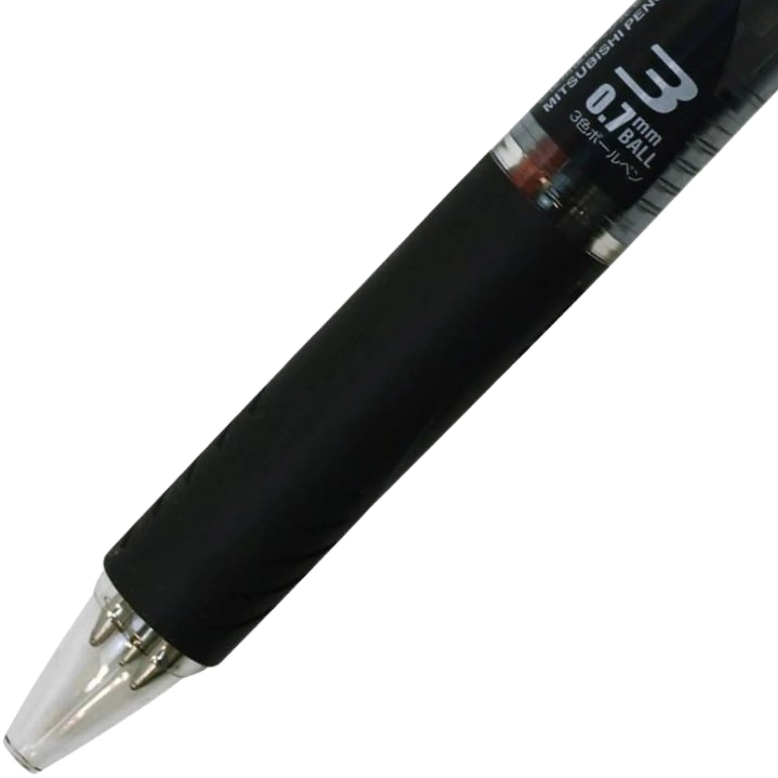 Uni Jetstream 3 Three Ink Multi Color Pen - Clear Black - 0.7mm - Image 3