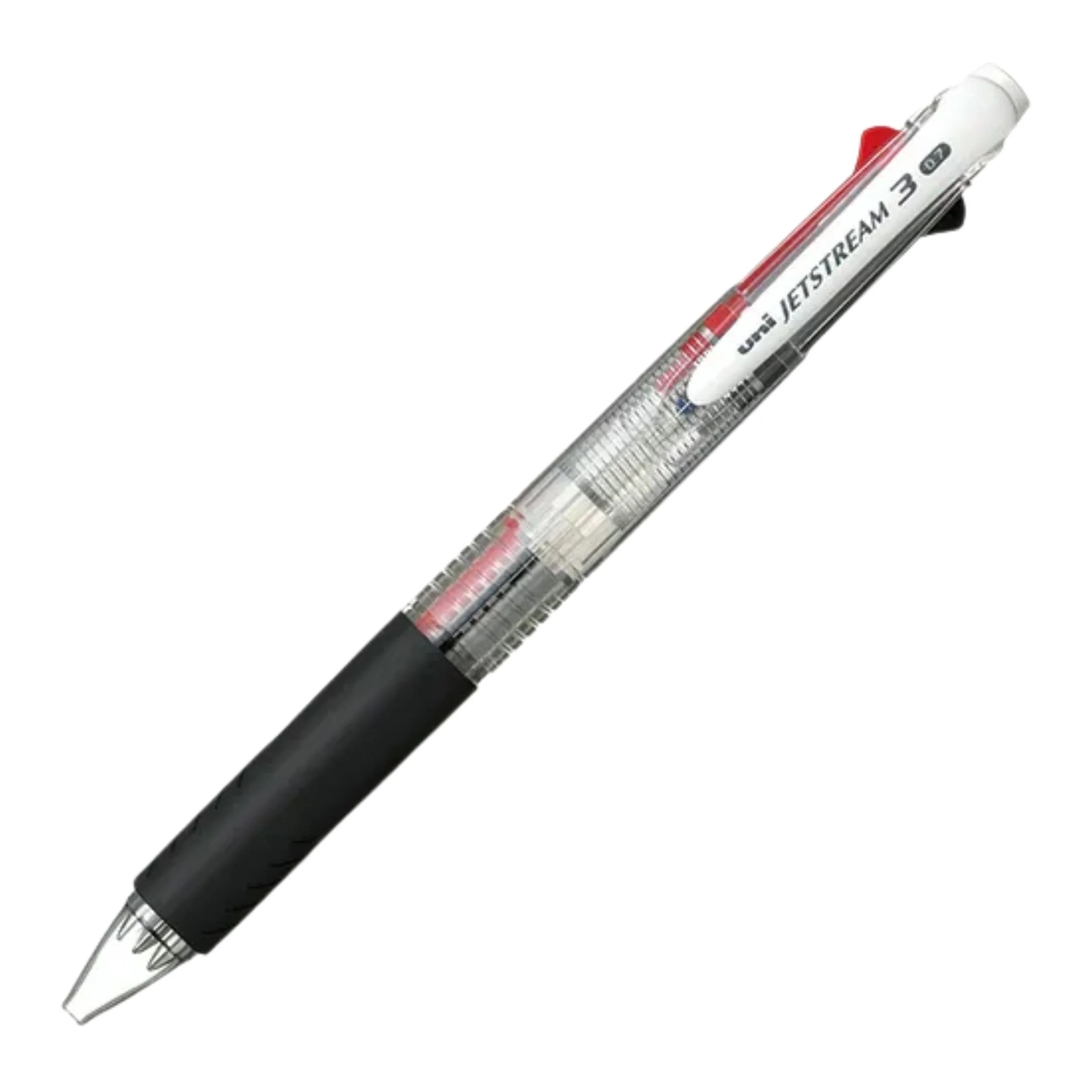 Uni Jetstream 3 Three Ink Multi Color Pen - Clear - 0.7mm