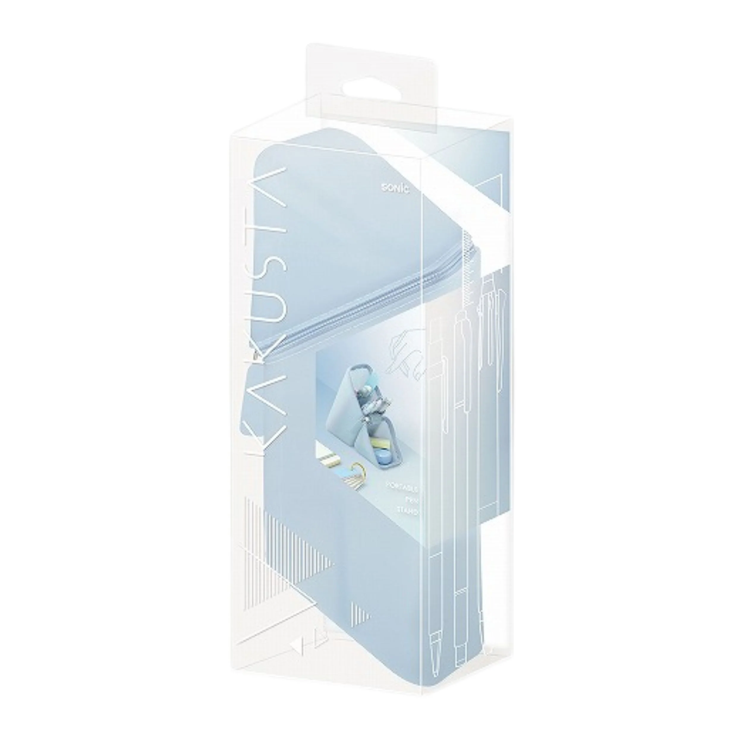Kakusta Sheer Silicone Pen Cases - Blue - Image 2