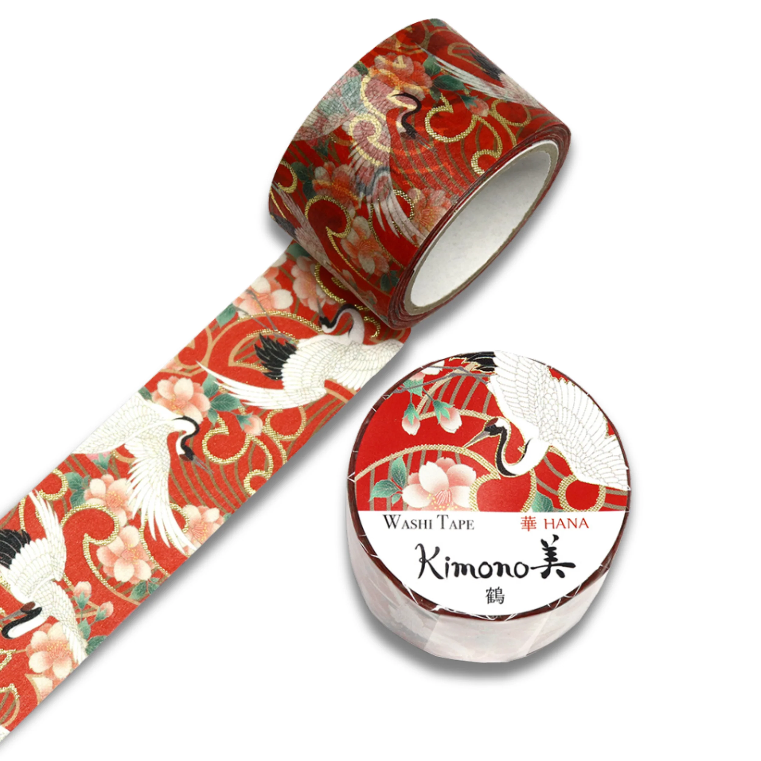 Washi Tapes - Cranes (Large) - Kimono-bi