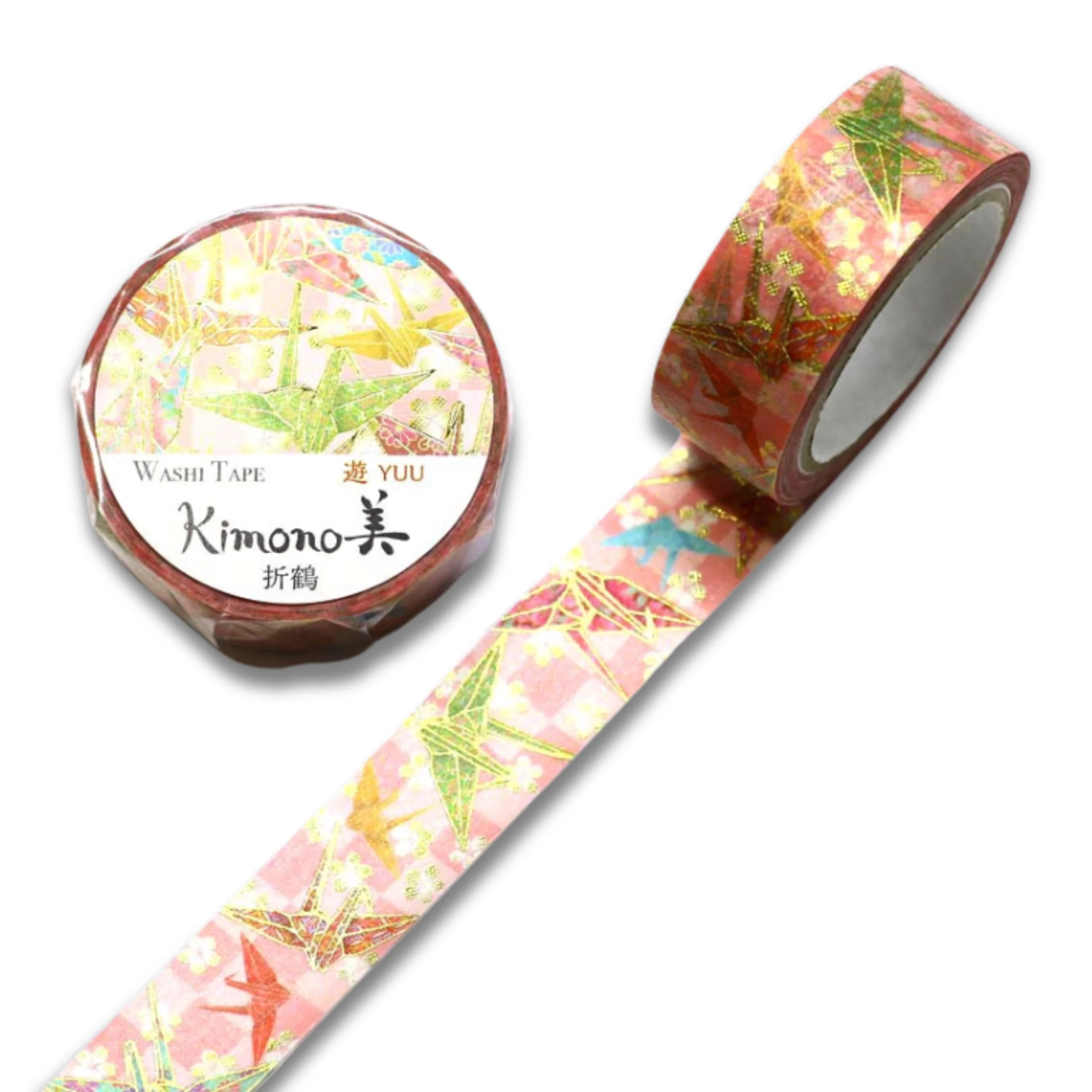 Washi Tapes - Origami Cranes - Kimono-bi