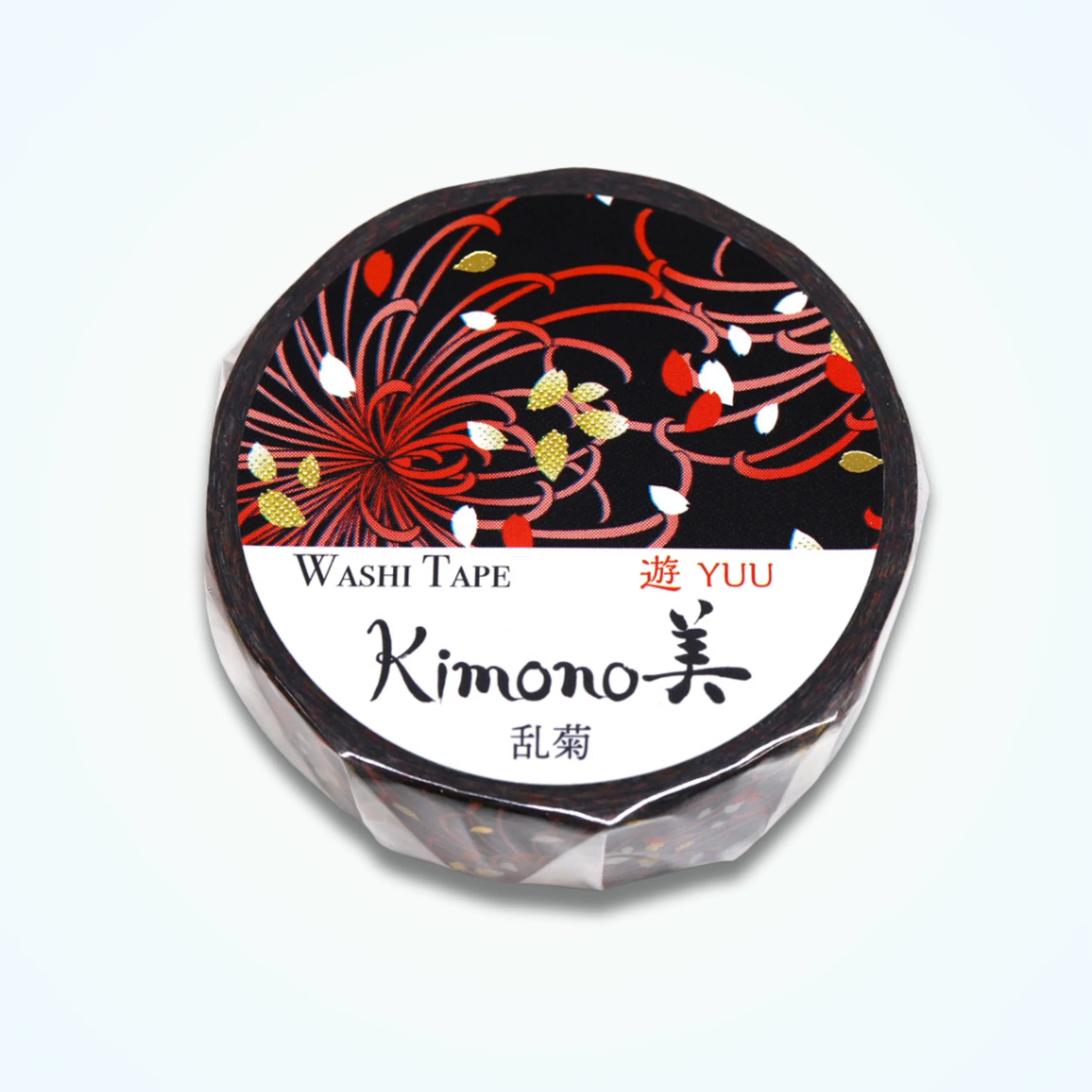 Washi Tapes - Rangiku (Wild Chrysanthemum) - Kimono-bi - Image 2