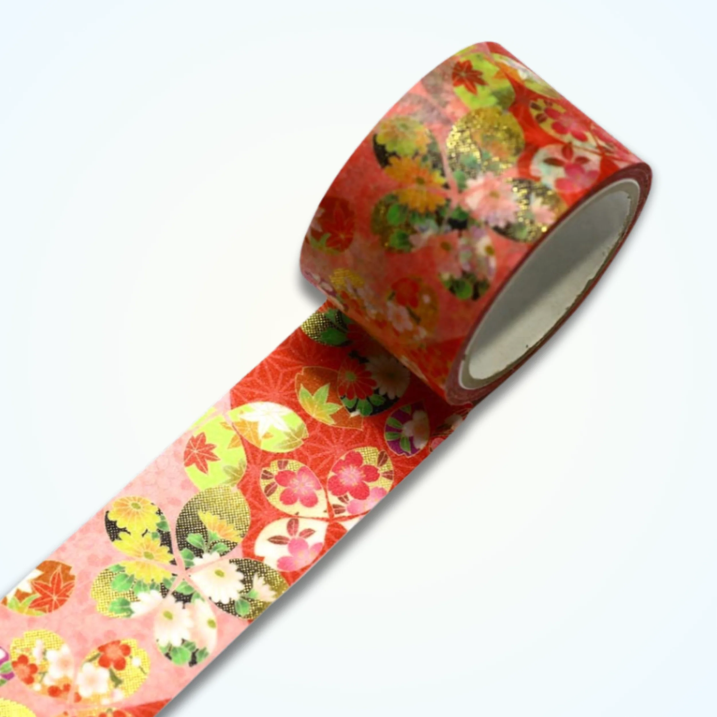 Washi Tapes - Cherry Blossom (Four-Season Floral Sakura) (Large) - Kimono-bi - Image 3