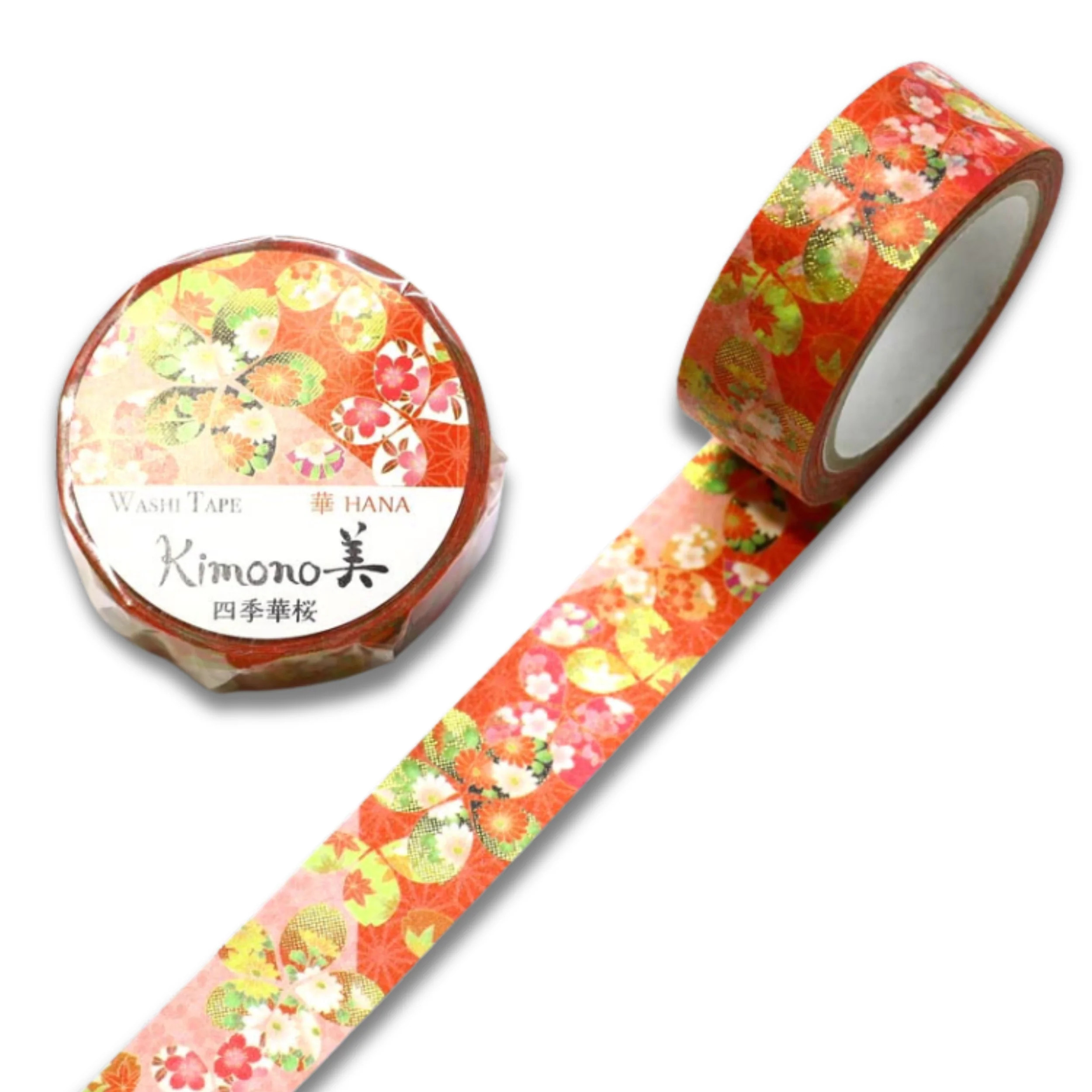 Washi Tapes - Cherry Blossom (Four-Season Floral Sakura) - Kimono-bi