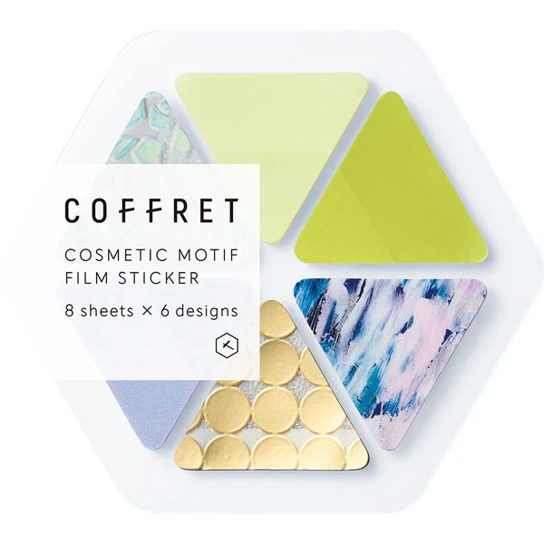 Coffret Cosmetic Film Sticker - Triangle - Chiffon Yellow