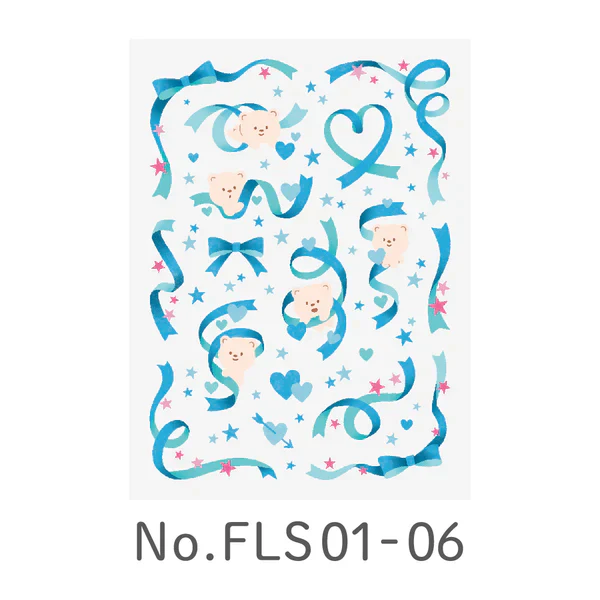 Favluv Sticker - Ribbon - Blue