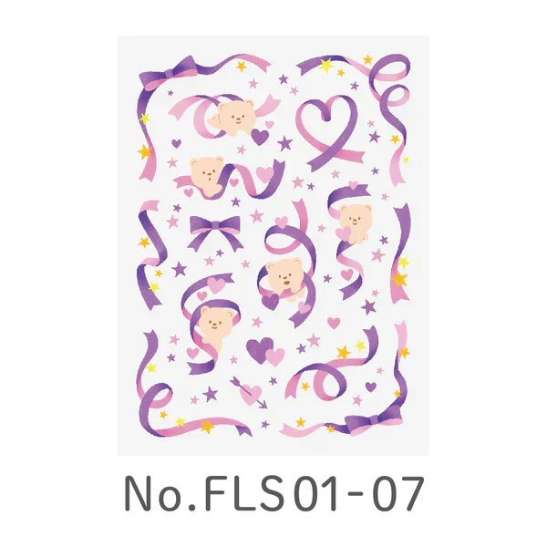 Favluv Sticker - Ribbon - Purple