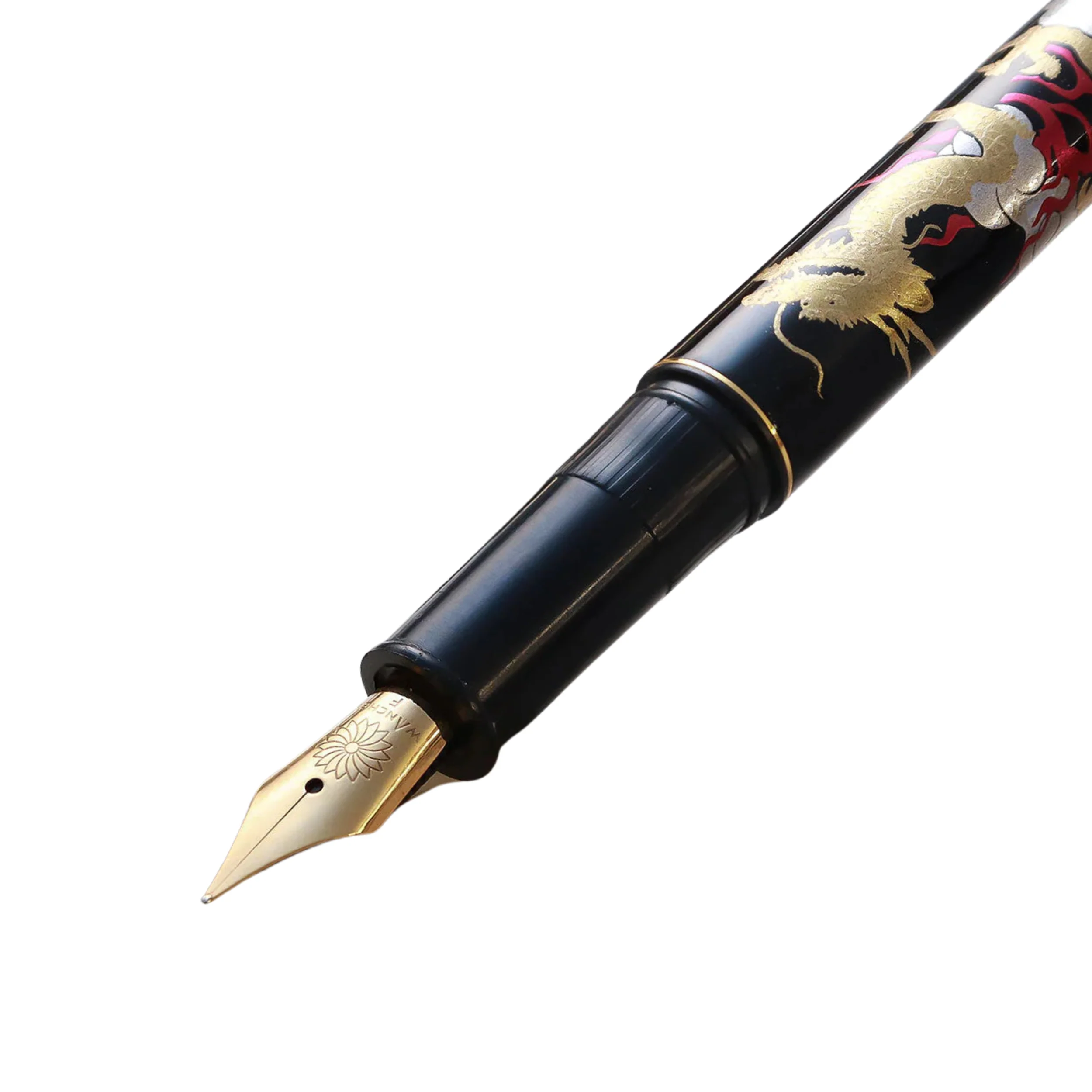 Kuretake Fountain Pen - Dragon and Sacred Jewel - M - Image 4
