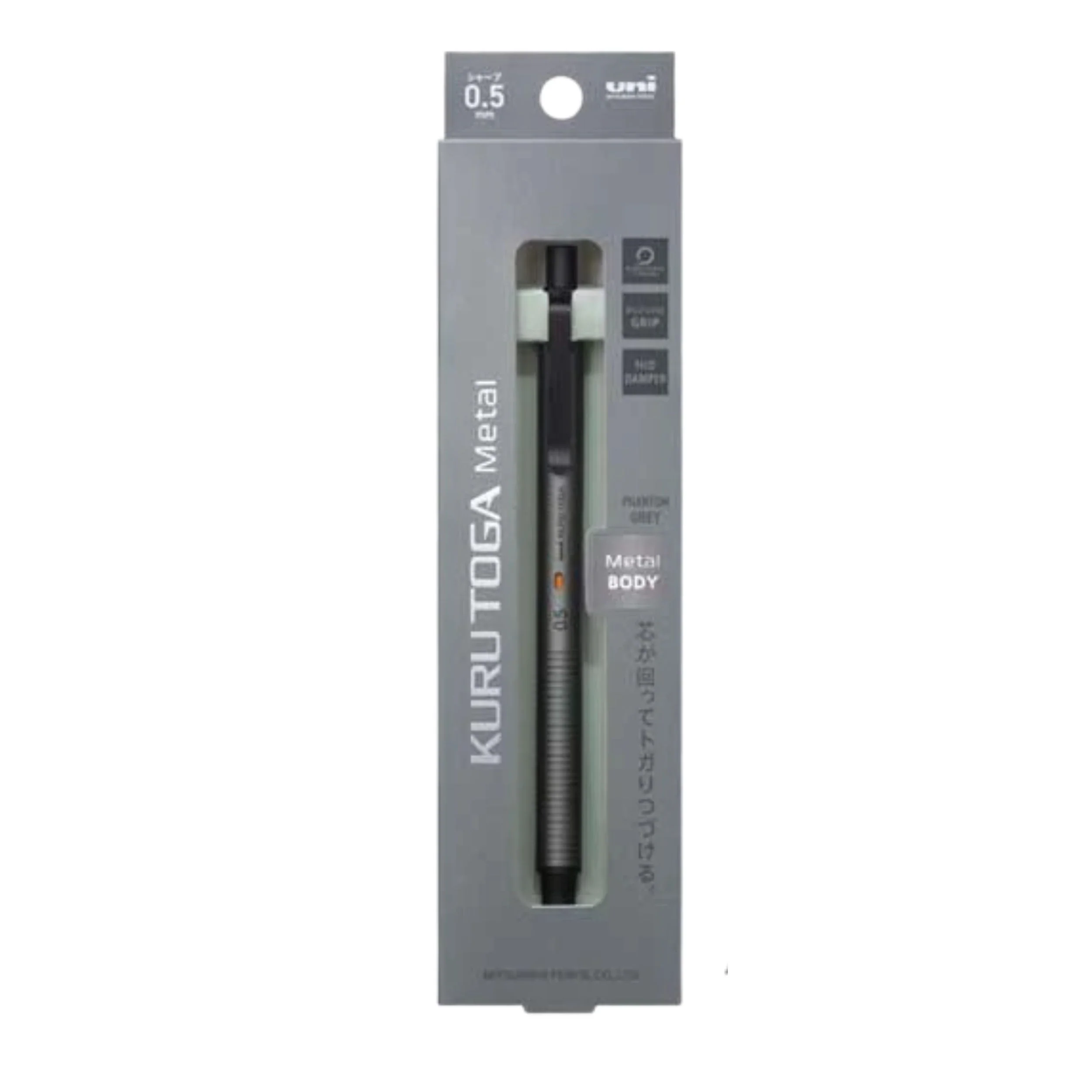 Kuru Toga Metal Mechanical Pencil 0.5mm - Phantom Gray - Image 2