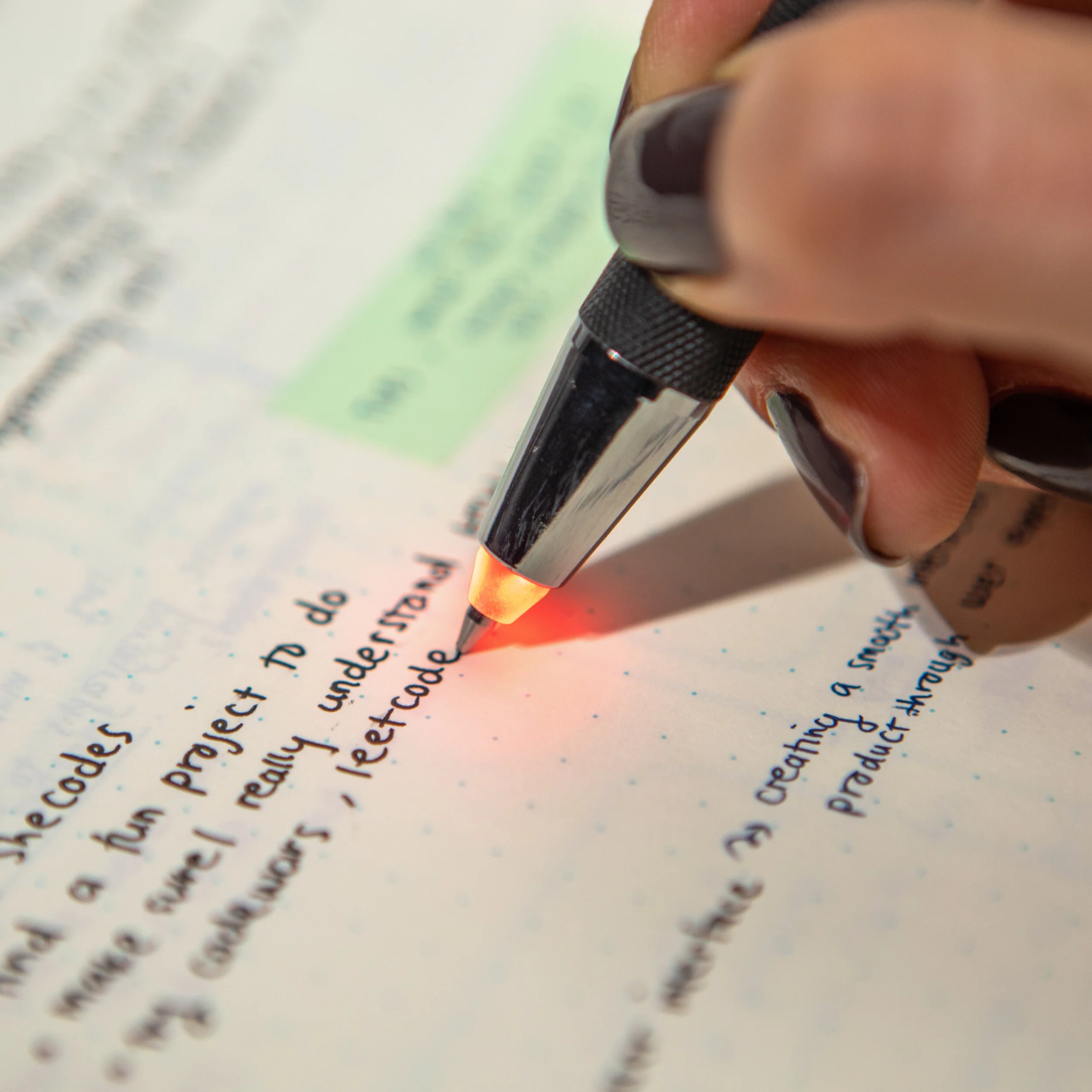 Zebra Lightwrite α White LED - Black - Black Ink - 0.7mm - Image 5