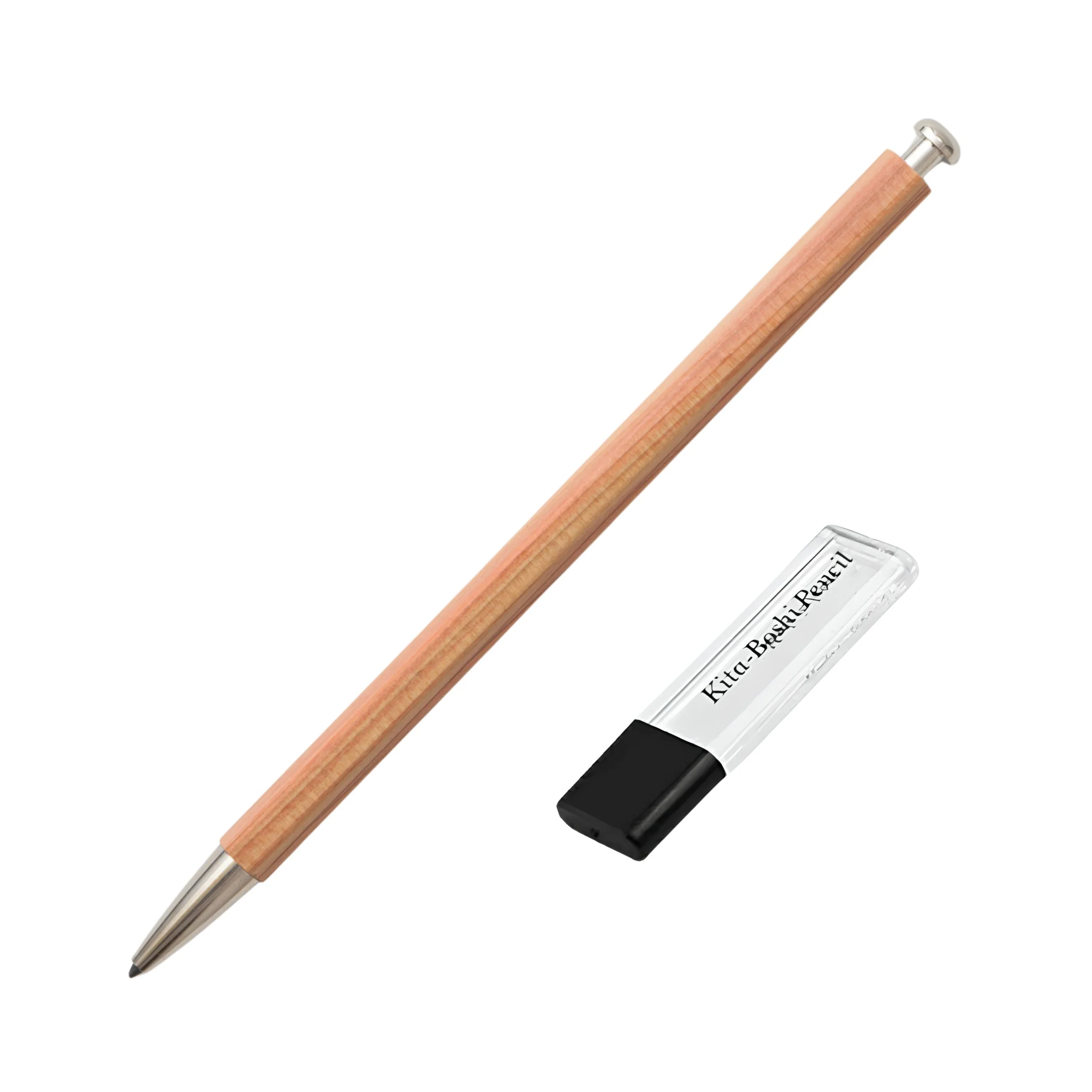 Mechanical Pencil Sharpener Set 2mm - Natural Wood
