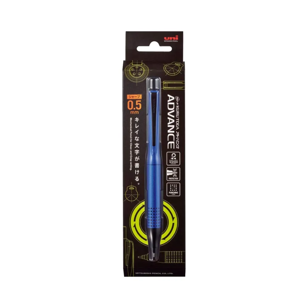 Uni Kuru Toga Advance Upgrade Mechanical Pencil 0.5 - Navy - Image 2