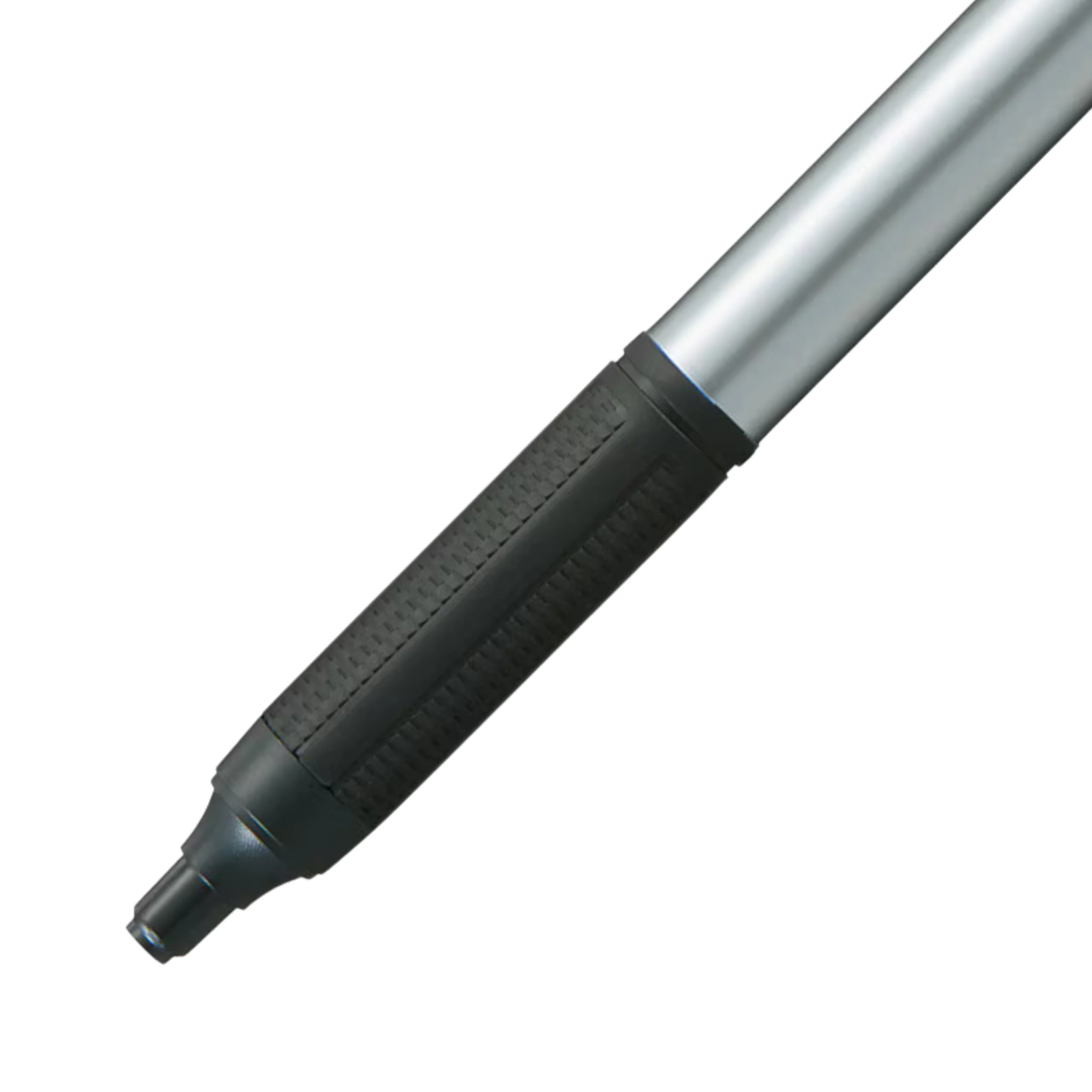Tombow Mono Graph Black Ink Ballpoint Pen - Silver Shaft - 0.5mm - Image 3