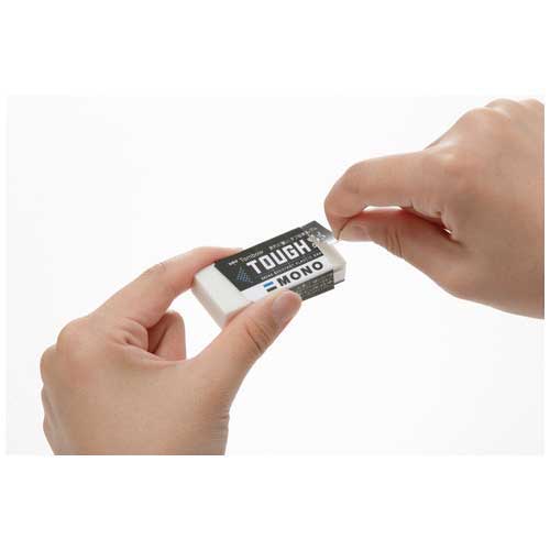 Tombow MONO Tough Eraser White - Medium - Image 2