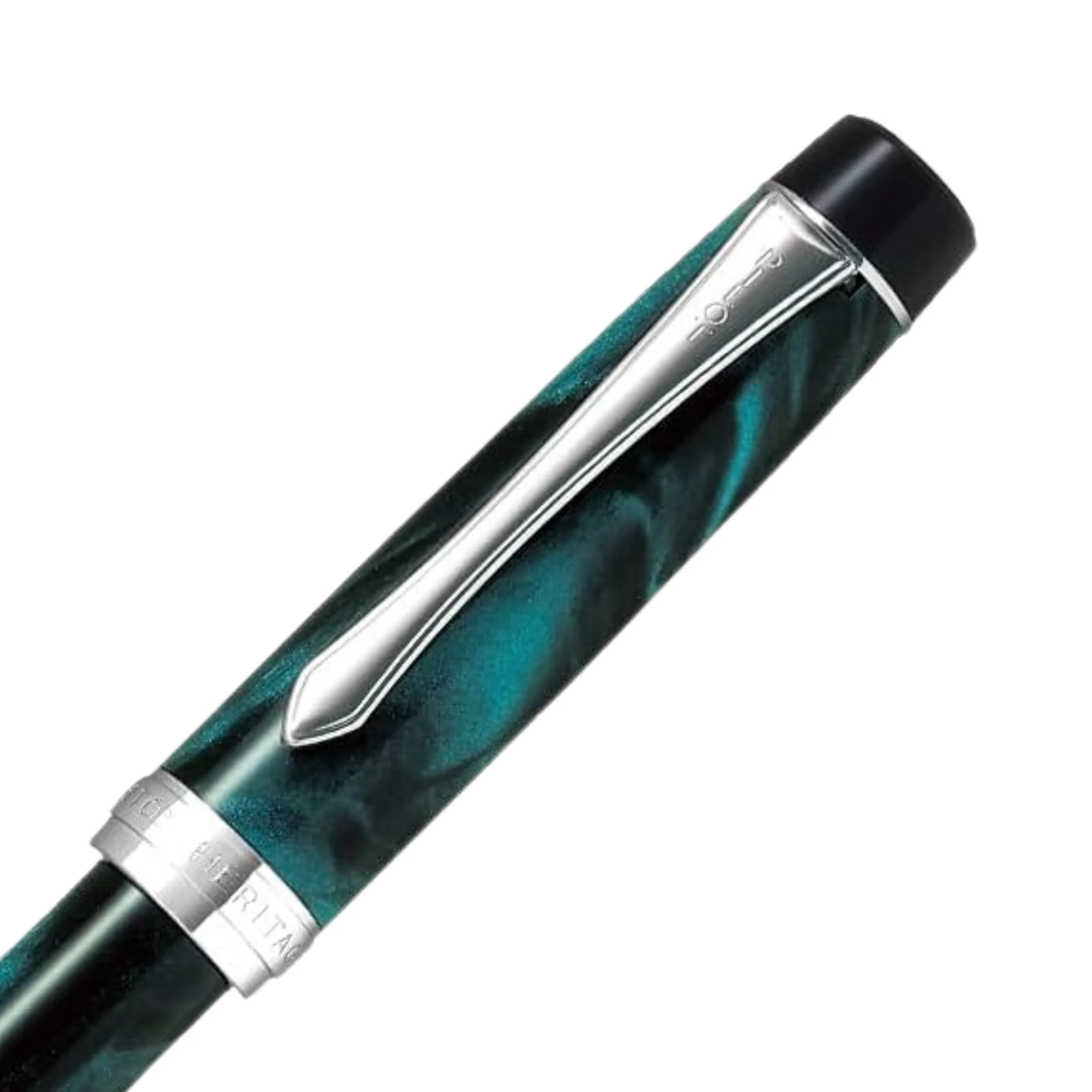 Pilot Custom Heritage SE Ballpoint Pen - Marble Green - Image 4