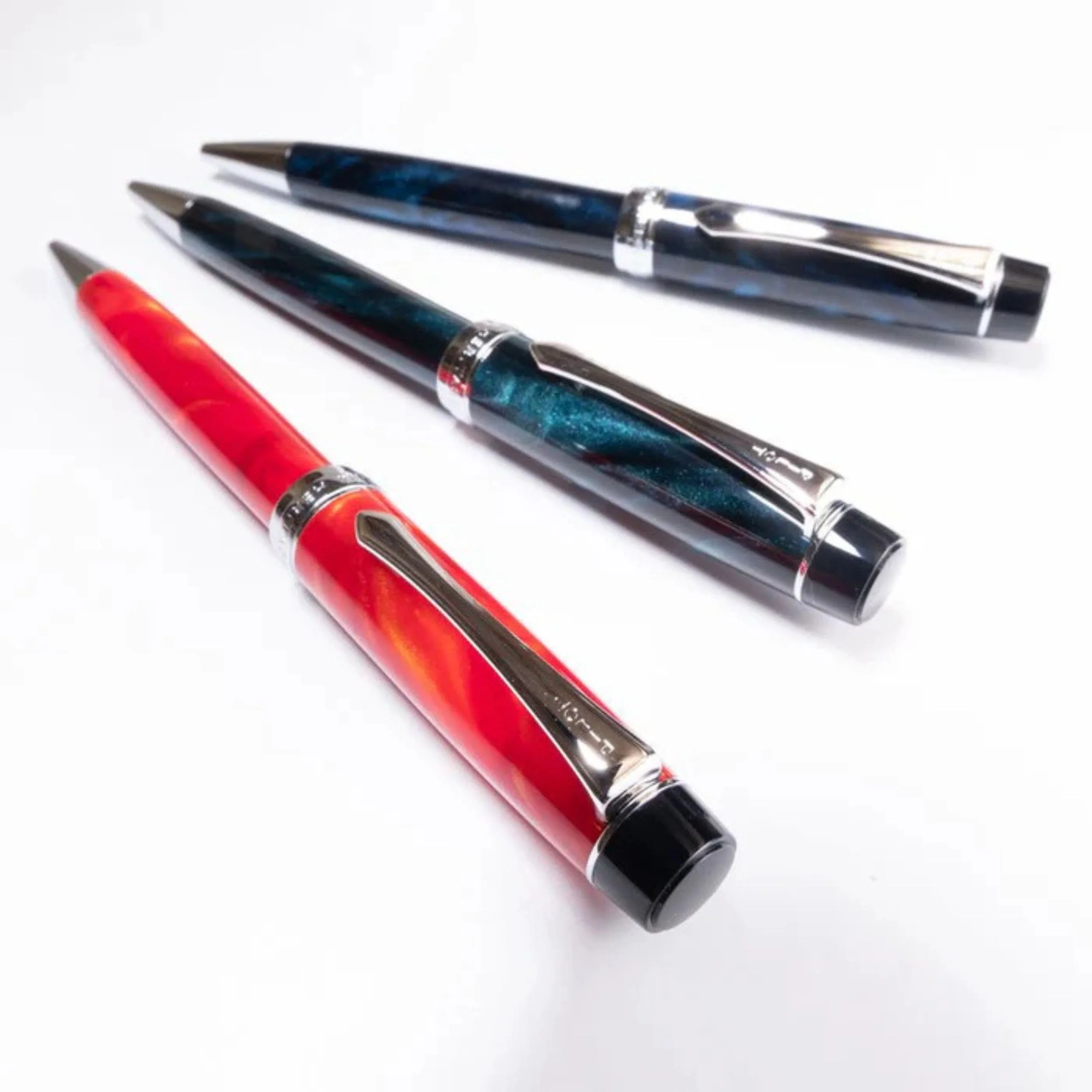 Pilot Custom Heritage SE Ballpoint Pen - Marble Green - Image 2