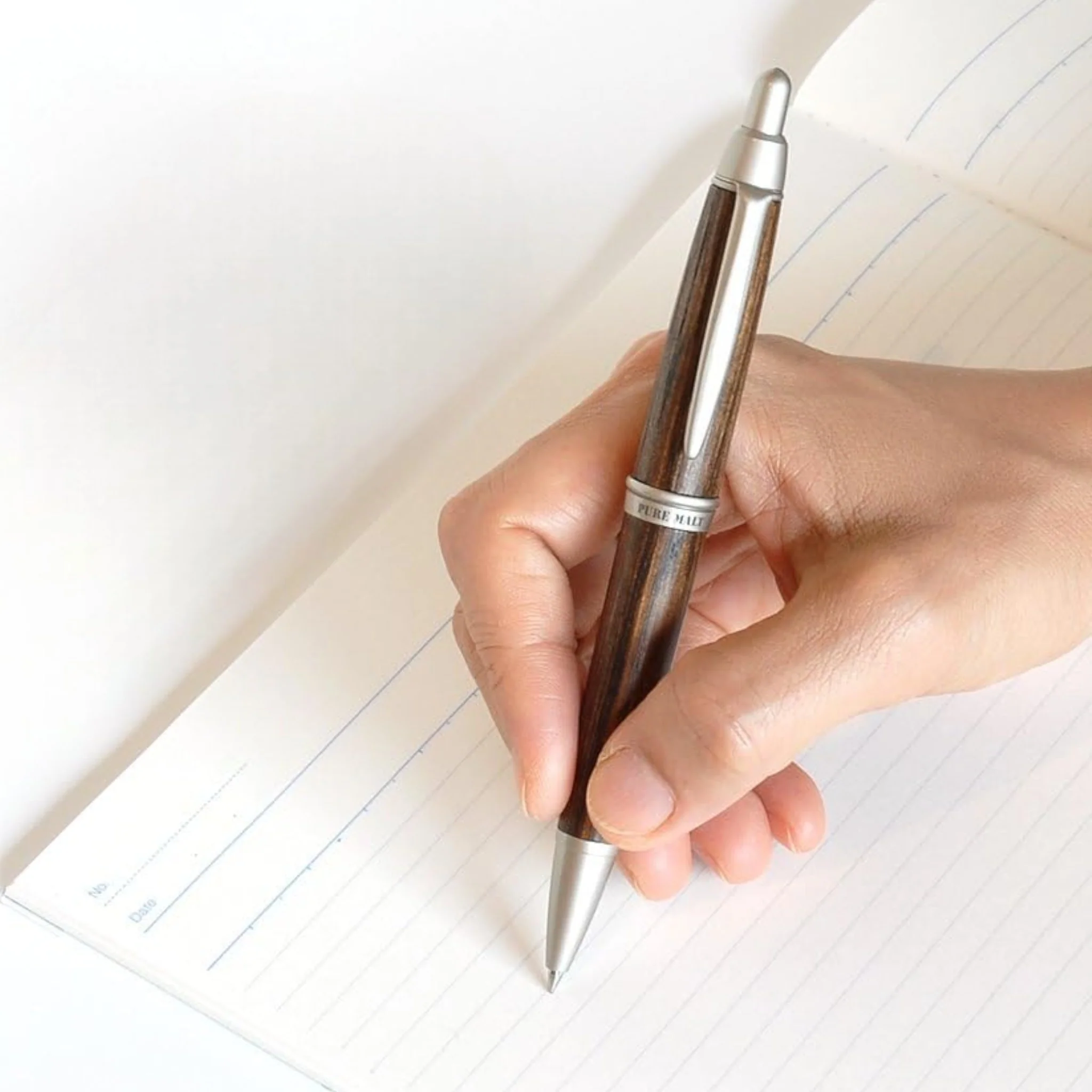Pure Malt Ballpoint Pen 0.7mm - Dark Brown - Image 2