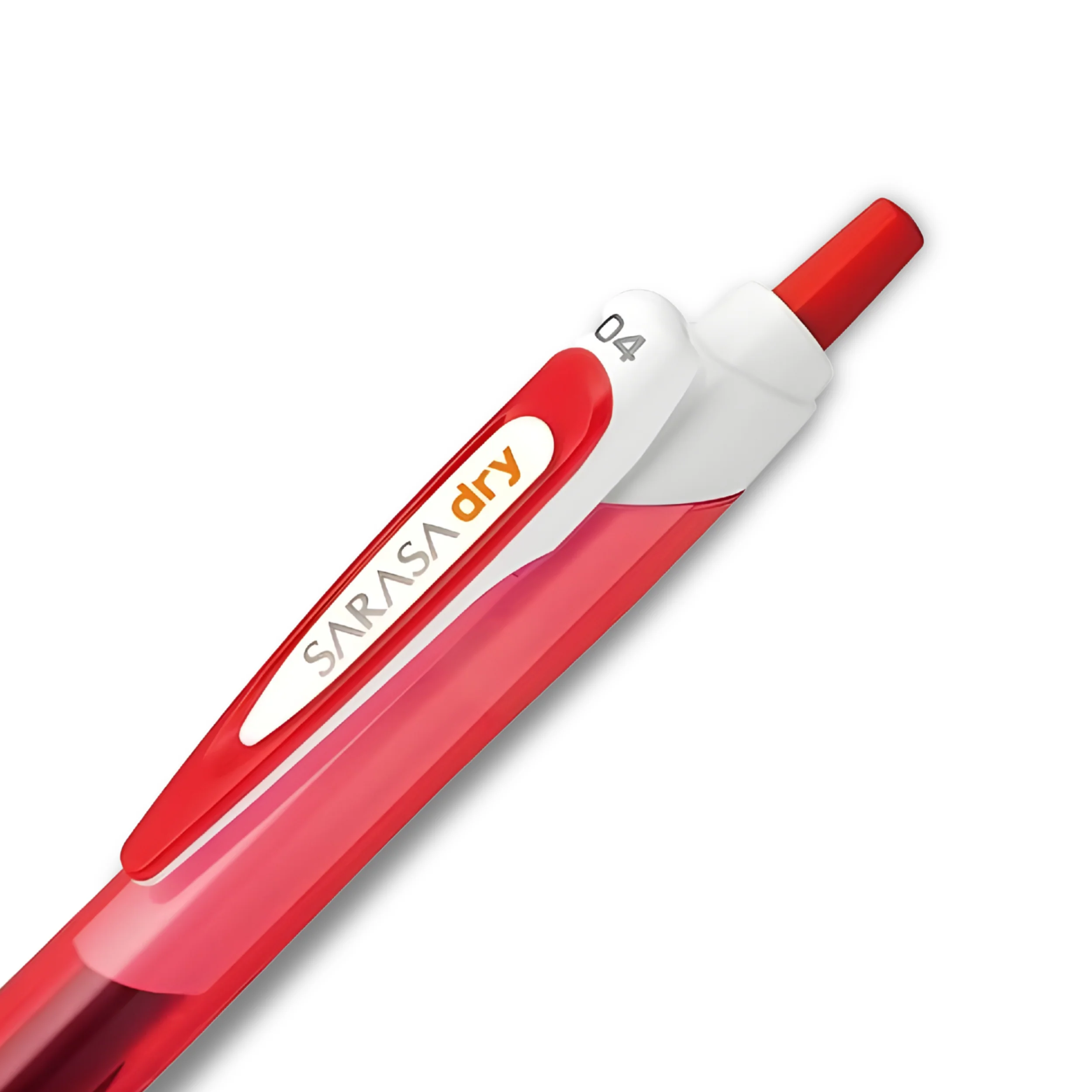 SARASA Dry Gel Pen - 0.4 - Red - Image 4