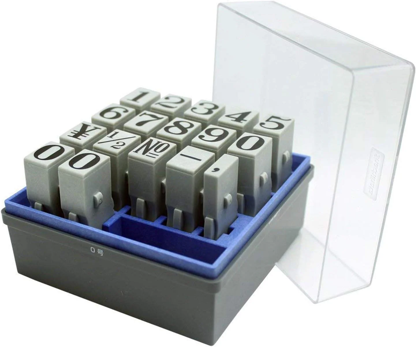 Rubber Stamp - Ming typefaces - Size 0 - Number