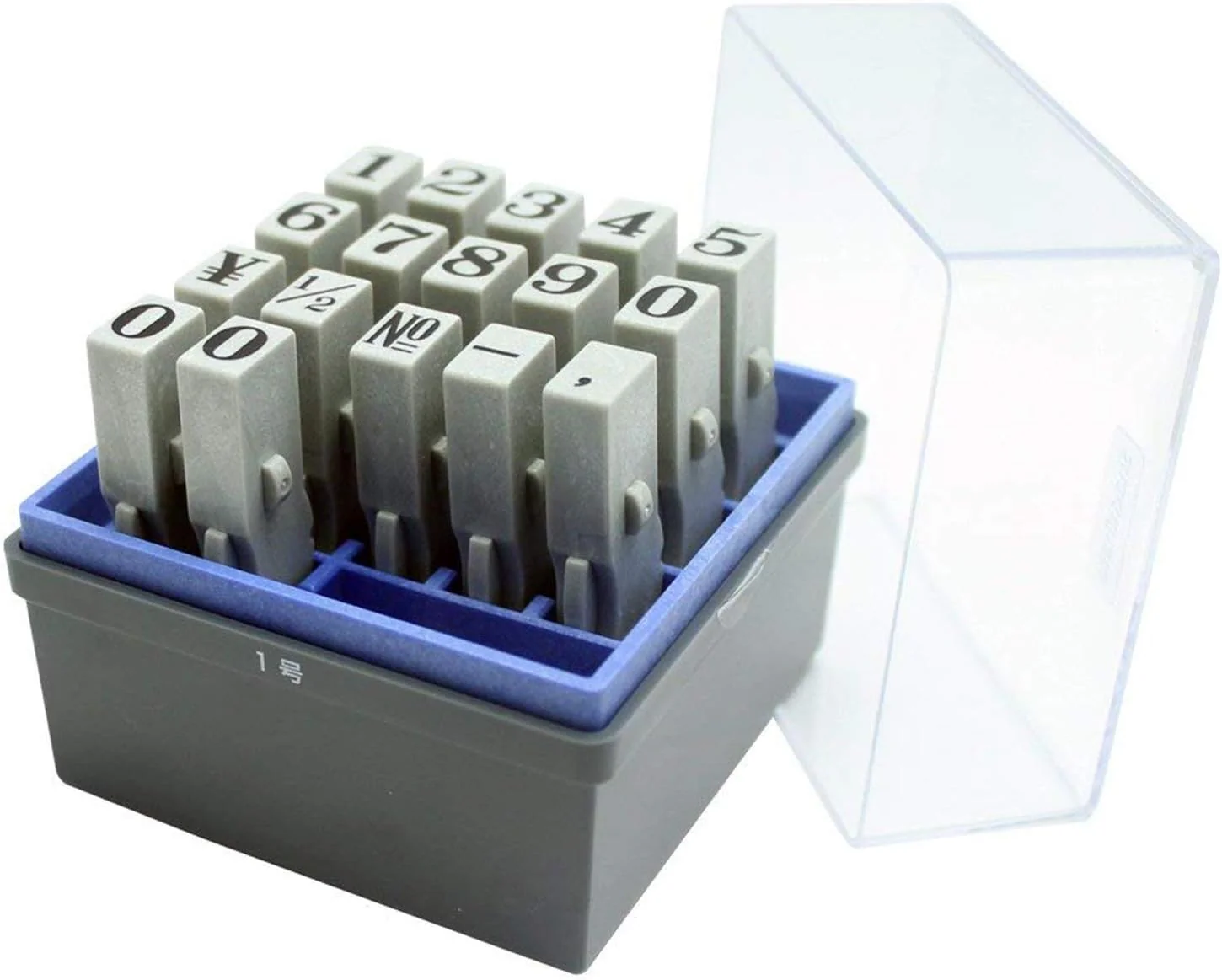 Rubber Stamp - Ming typefaces - Size 1 - Number