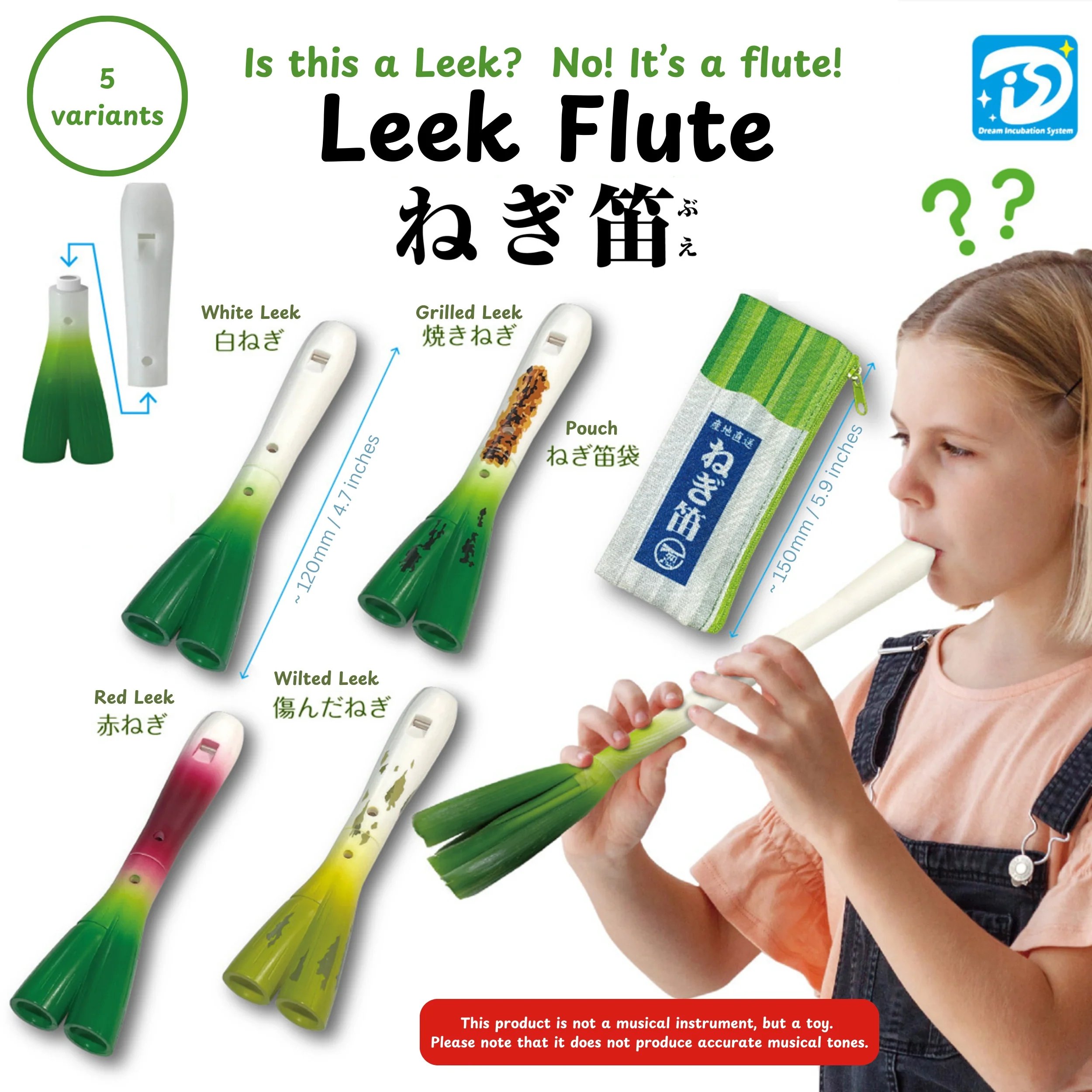 Gacha - Leek Flute – Blow and Play!