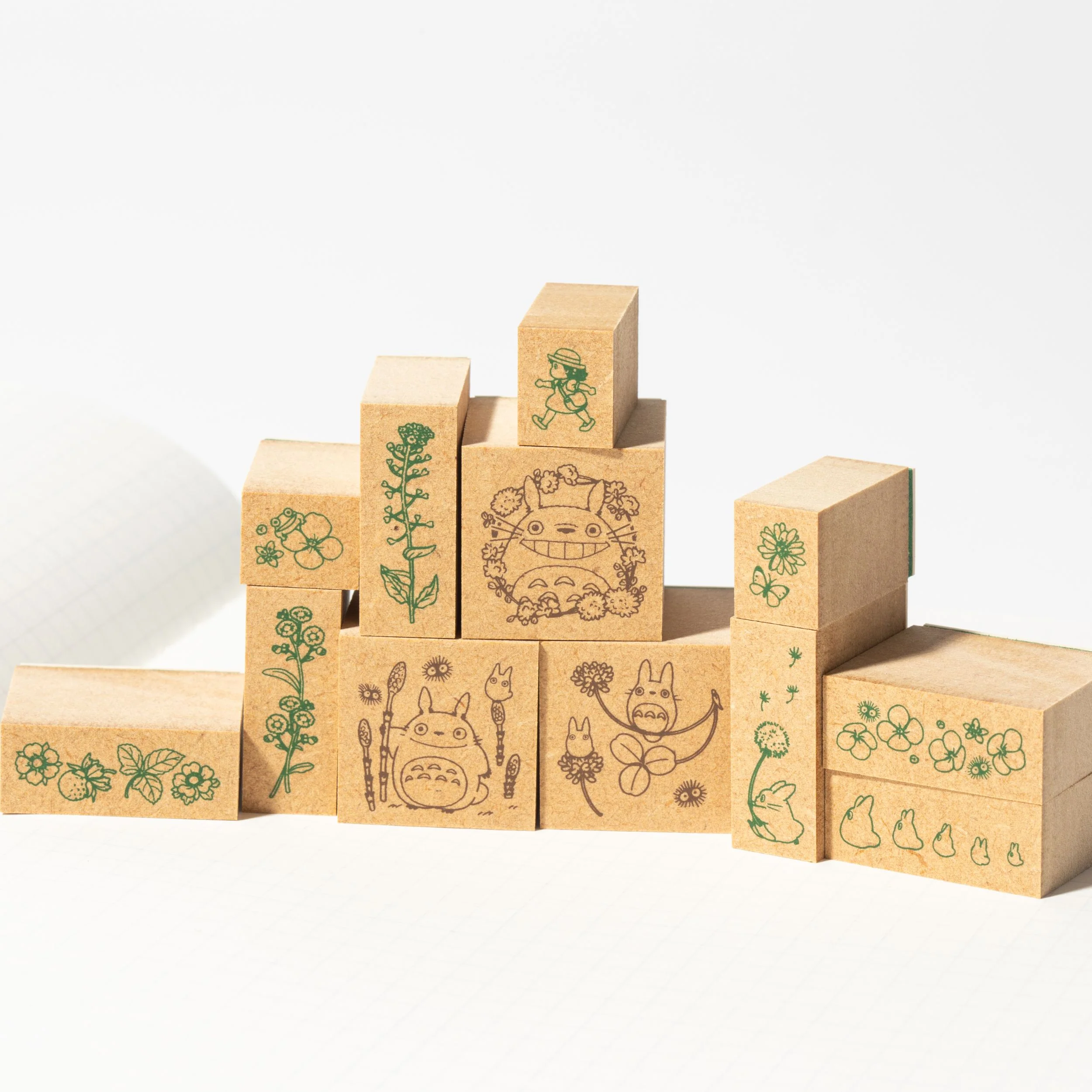 Studio Ghibli My Neighbor Totoro Stamp Set - Flower & Foliage - Image 2