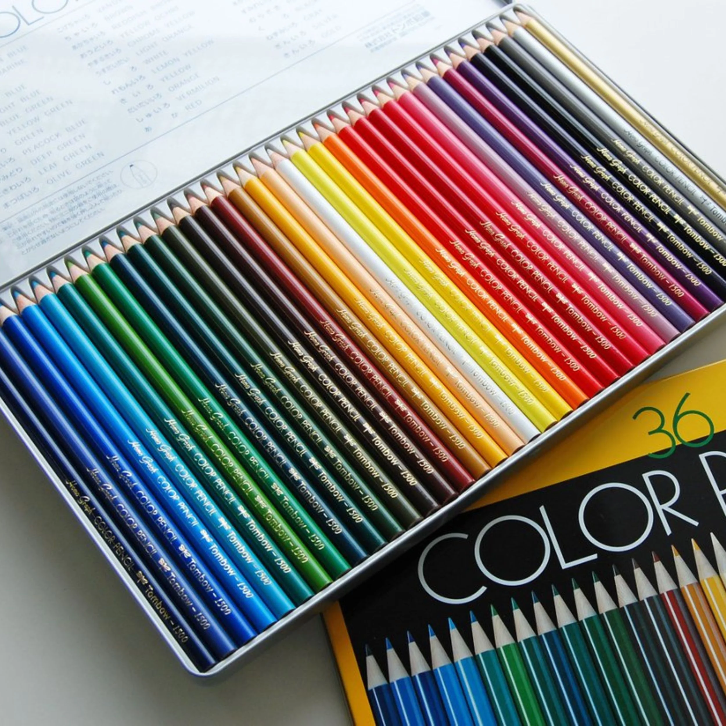 Tombow NQ Series Color Pencils - 36 Color Set - Image 3