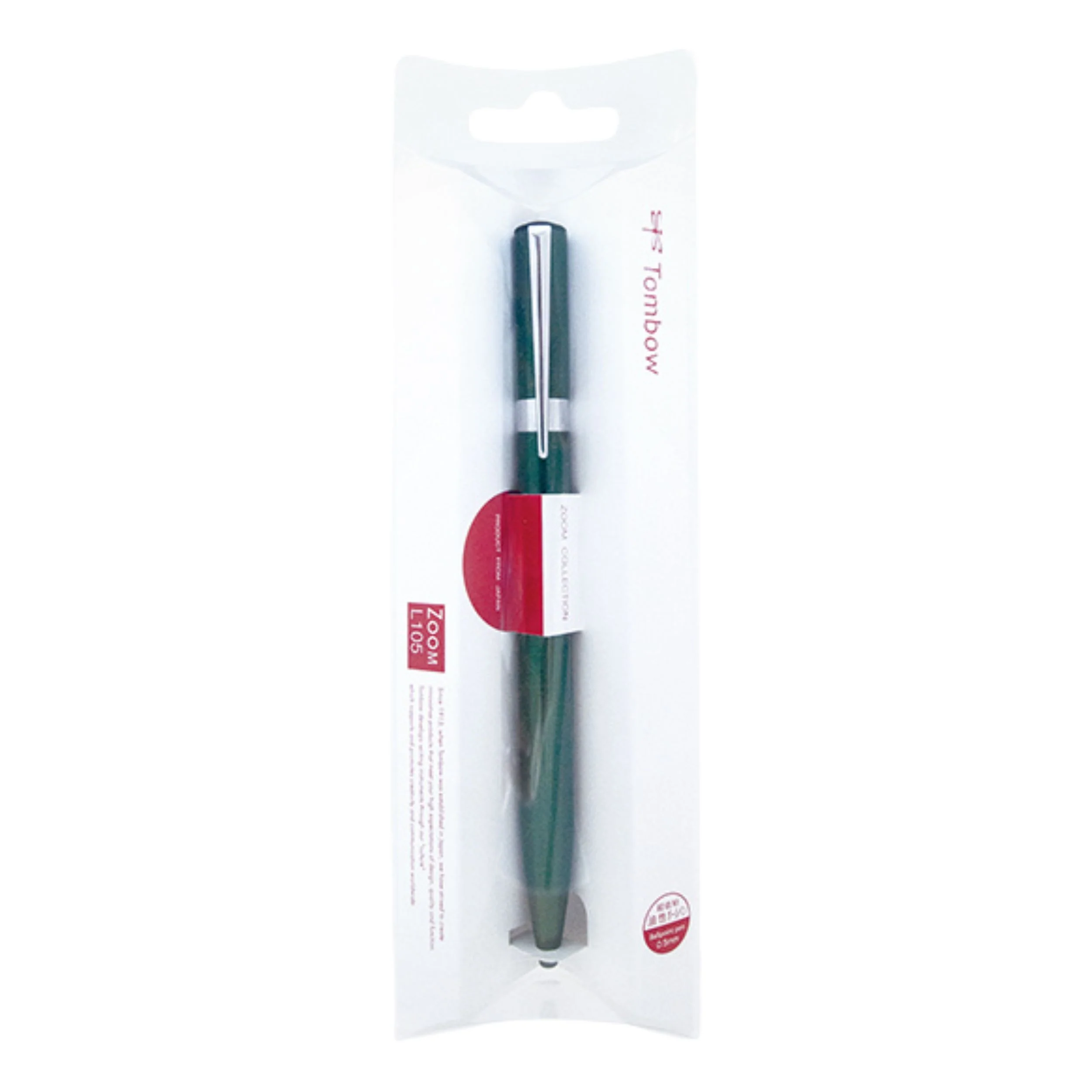 Tombow Zoom L105 Ballpoint Pen 0.5mm - Green - Image 2