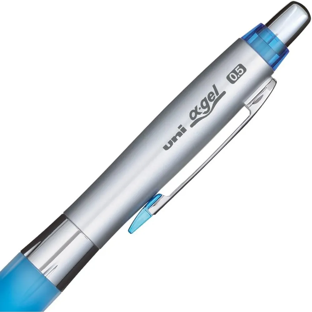 Uni alpha-gel Shaker Mechanical Pencil - Soft Grip - Royal Blue - 0.5mm - Image 4